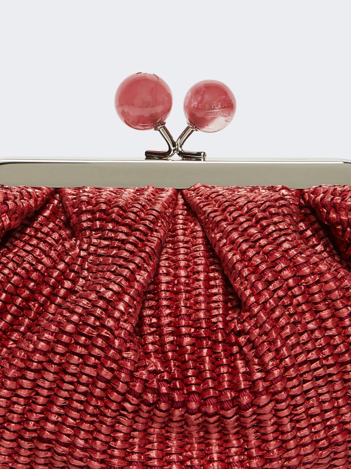 Small raffia-effect Pasticcino Bag - ANTIQUE ROSE - Weekend - 5