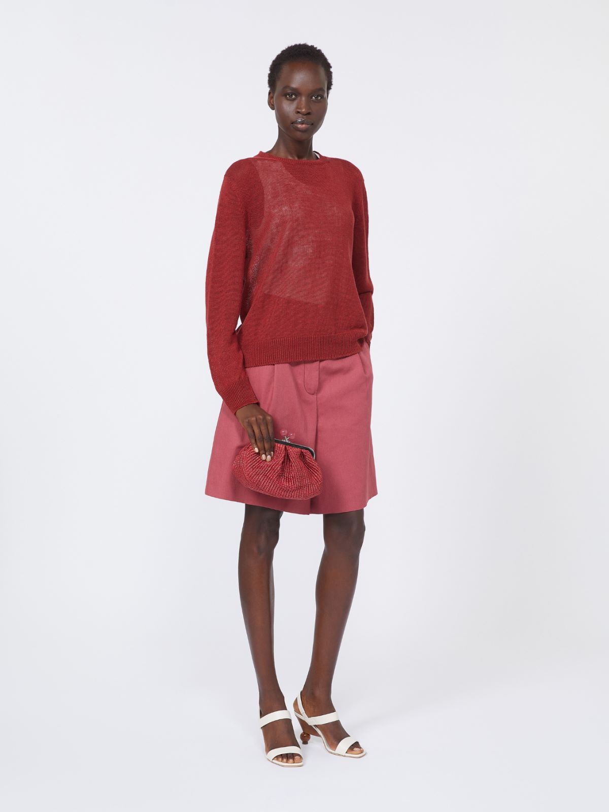 Small raffia-effect Pasticcino Bag - ANTIQUE ROSE - Weekend - 8