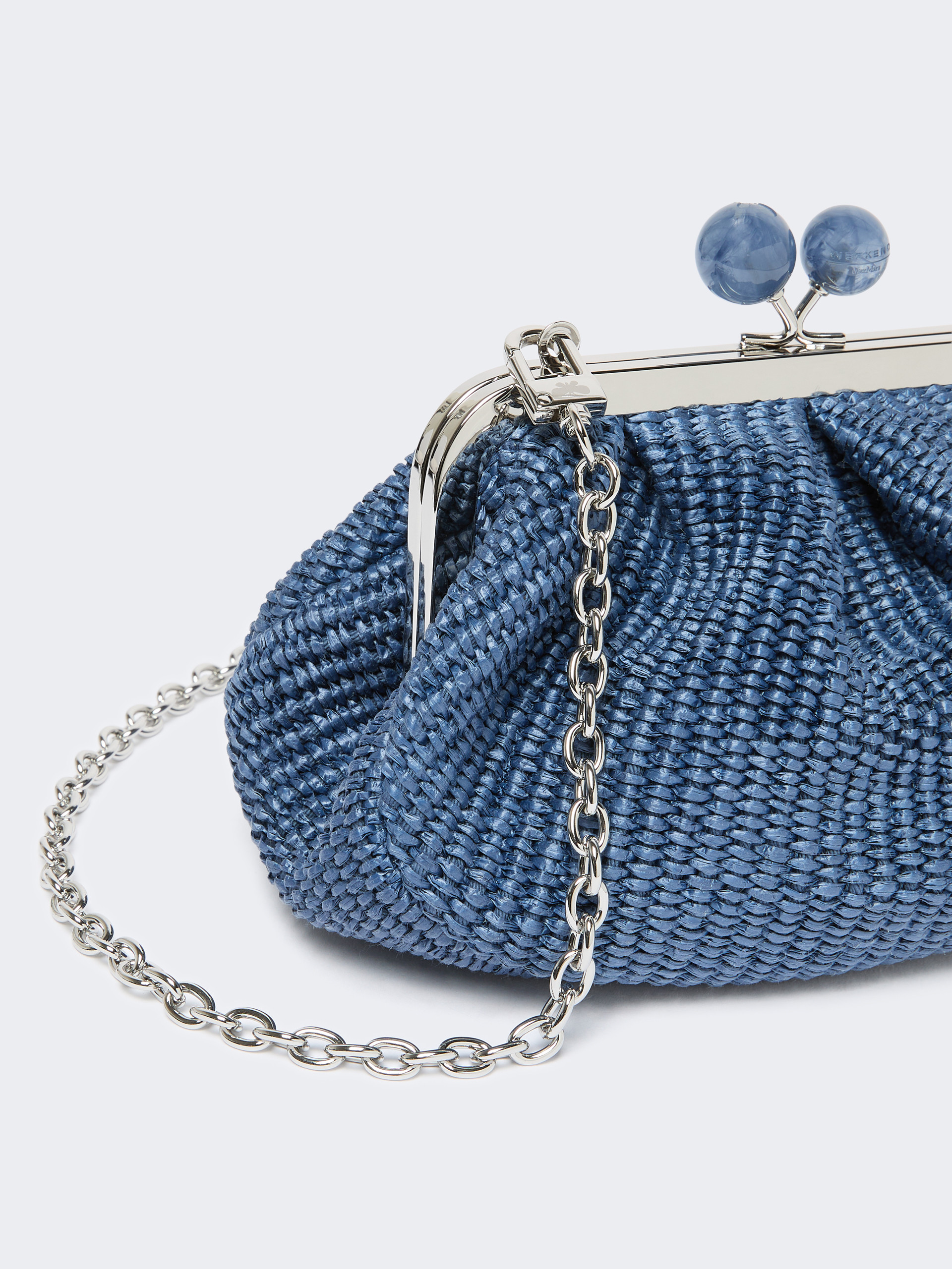 Small raffia-effect Pasticcino Bag - AVIO - Weekend Max Mara - 4