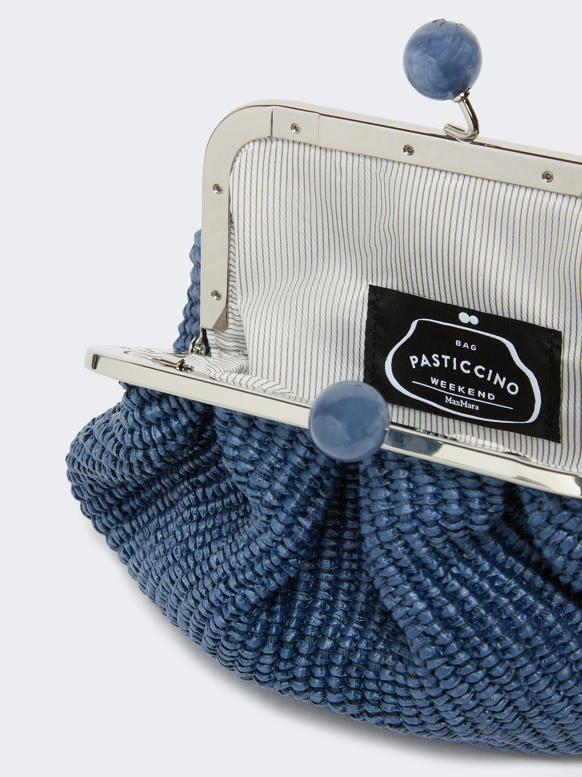Small raffia-effect Pasticcino Bag - AVIO - Weekend Max Mara - 6