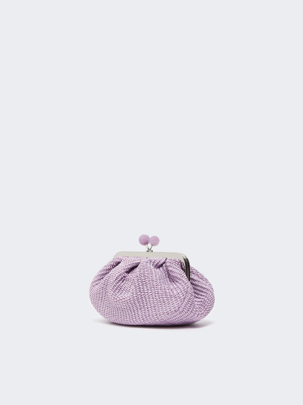 Small raffia-effect Pasticcino Bag - LILAC - Weekend - 2