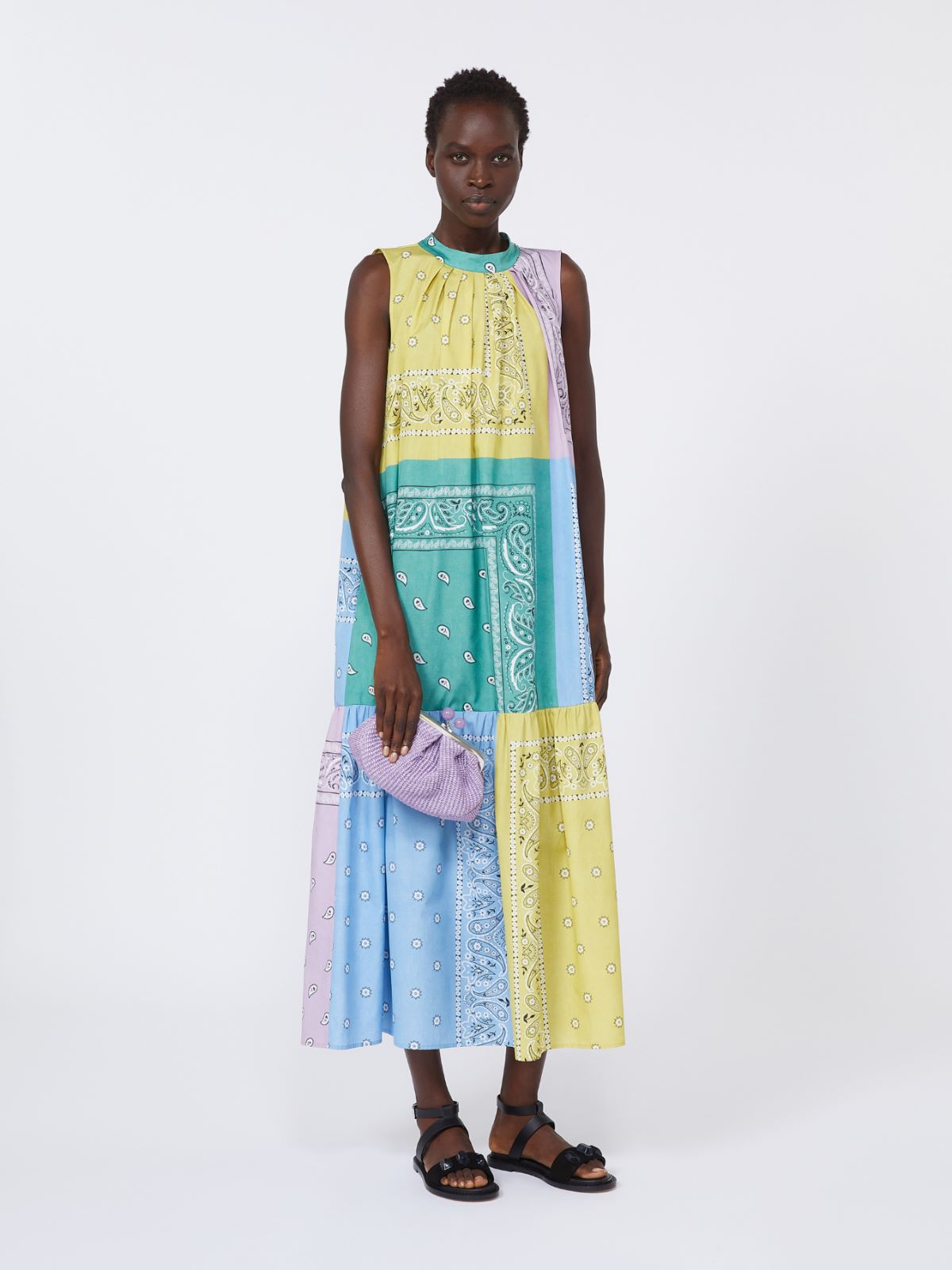 Small raffia-effect Pasticcino Bag - LILAC - Weekend - 8