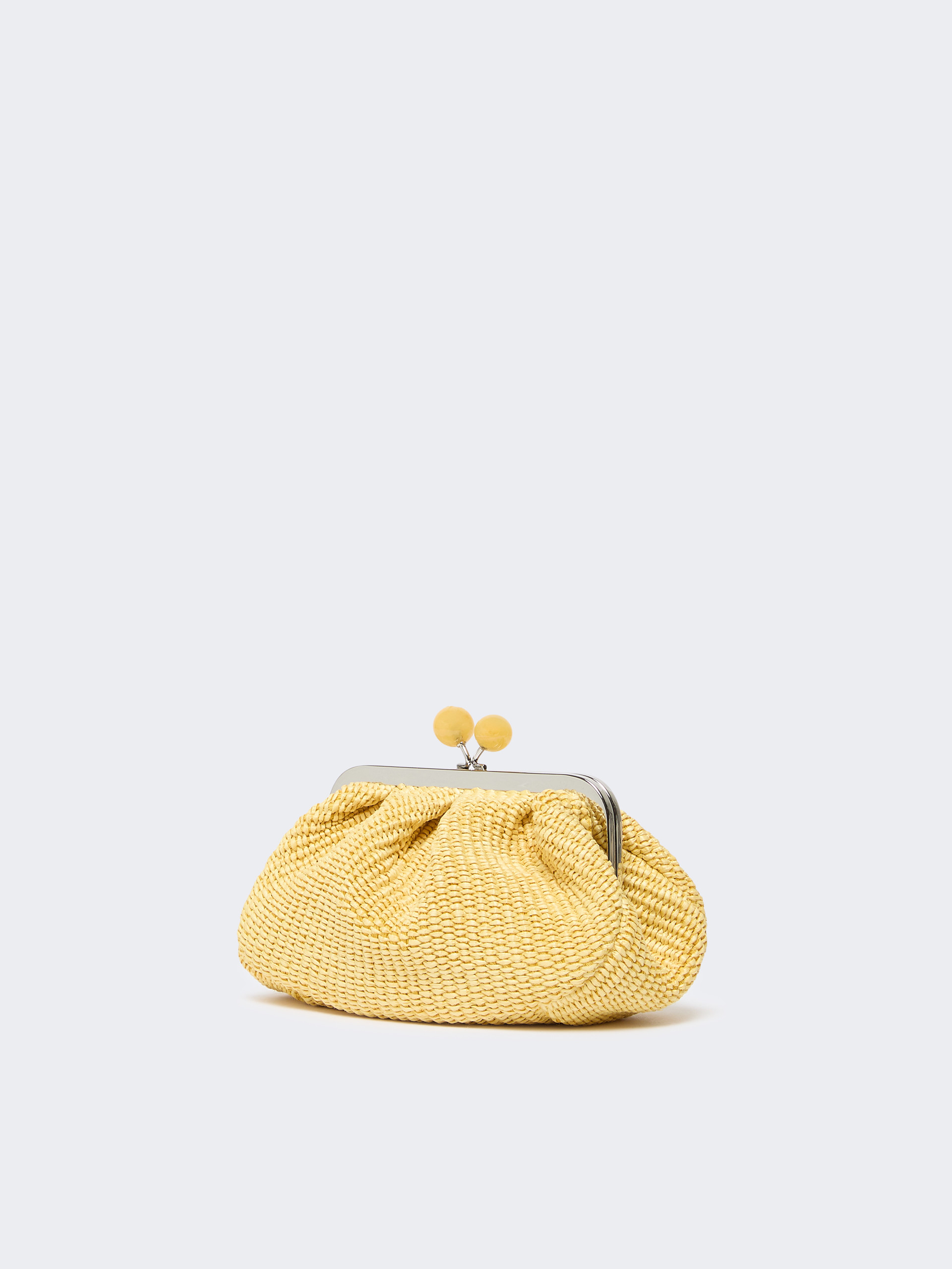 Small raffia-effect Pasticcino Bag - YELLOW - Weekend Max Mara - 2