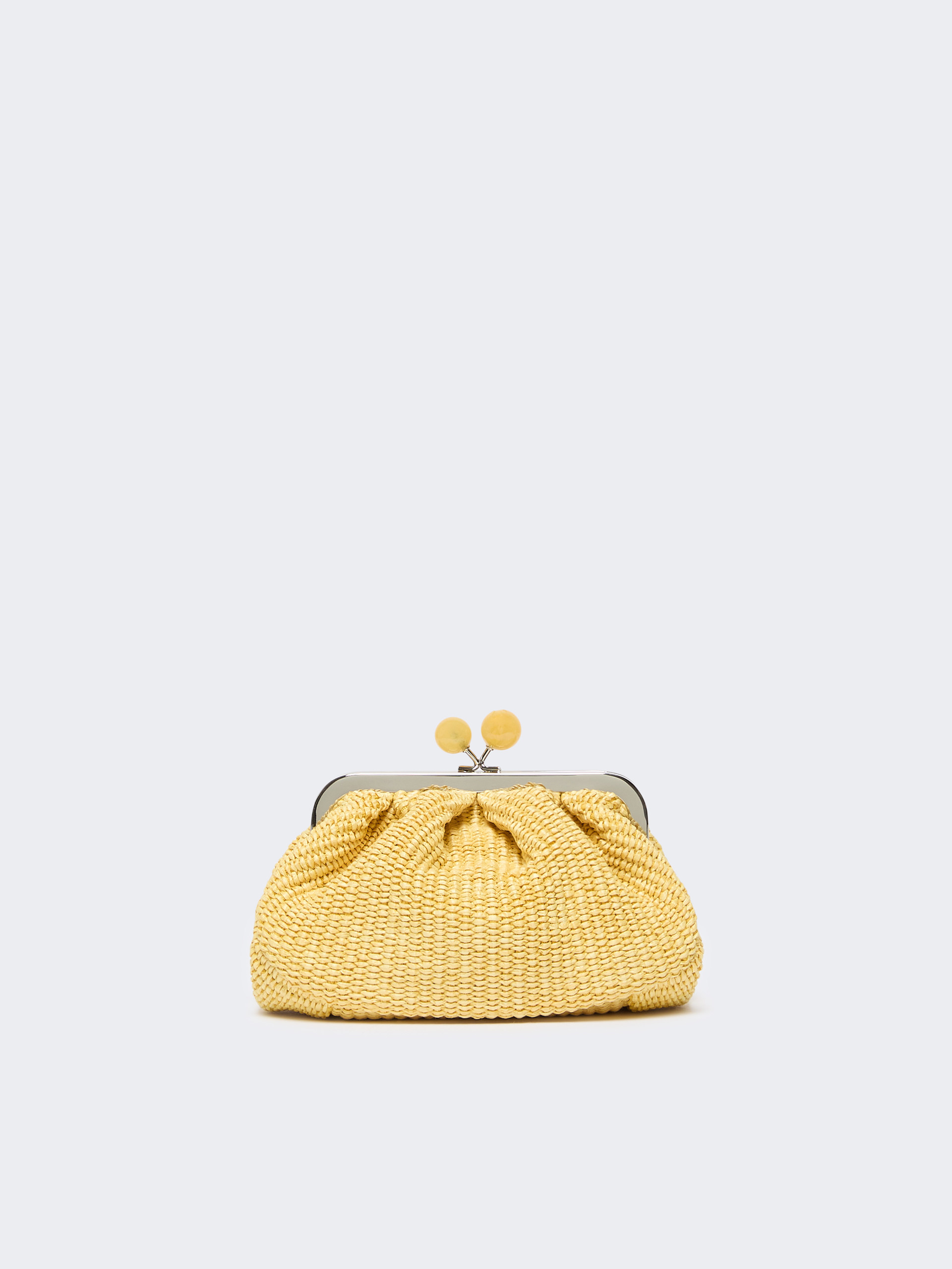 Small raffia-effect Pasticcino Bag - YELLOW - Weekend Max Mara - 3