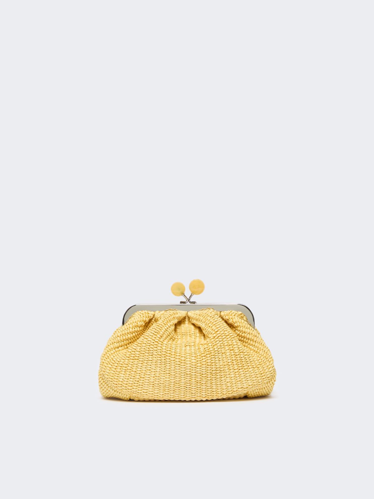 Small raffia-effect Pasticcino Bag - YELLOW - Weekend - 3