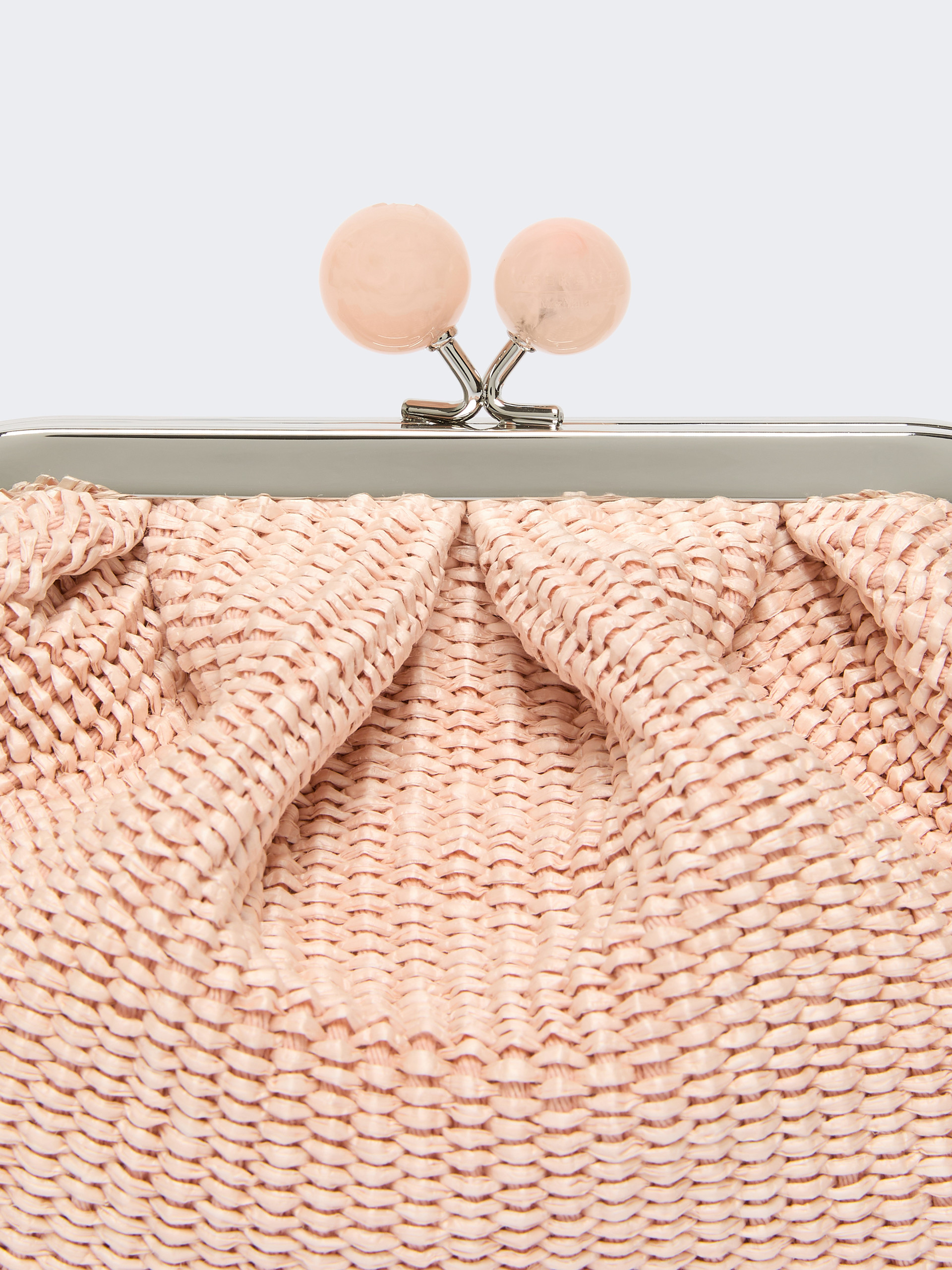 Small raffia-effect Pasticcino Bag - ANTIQUE ROSE - Weekend Max Mara - 5