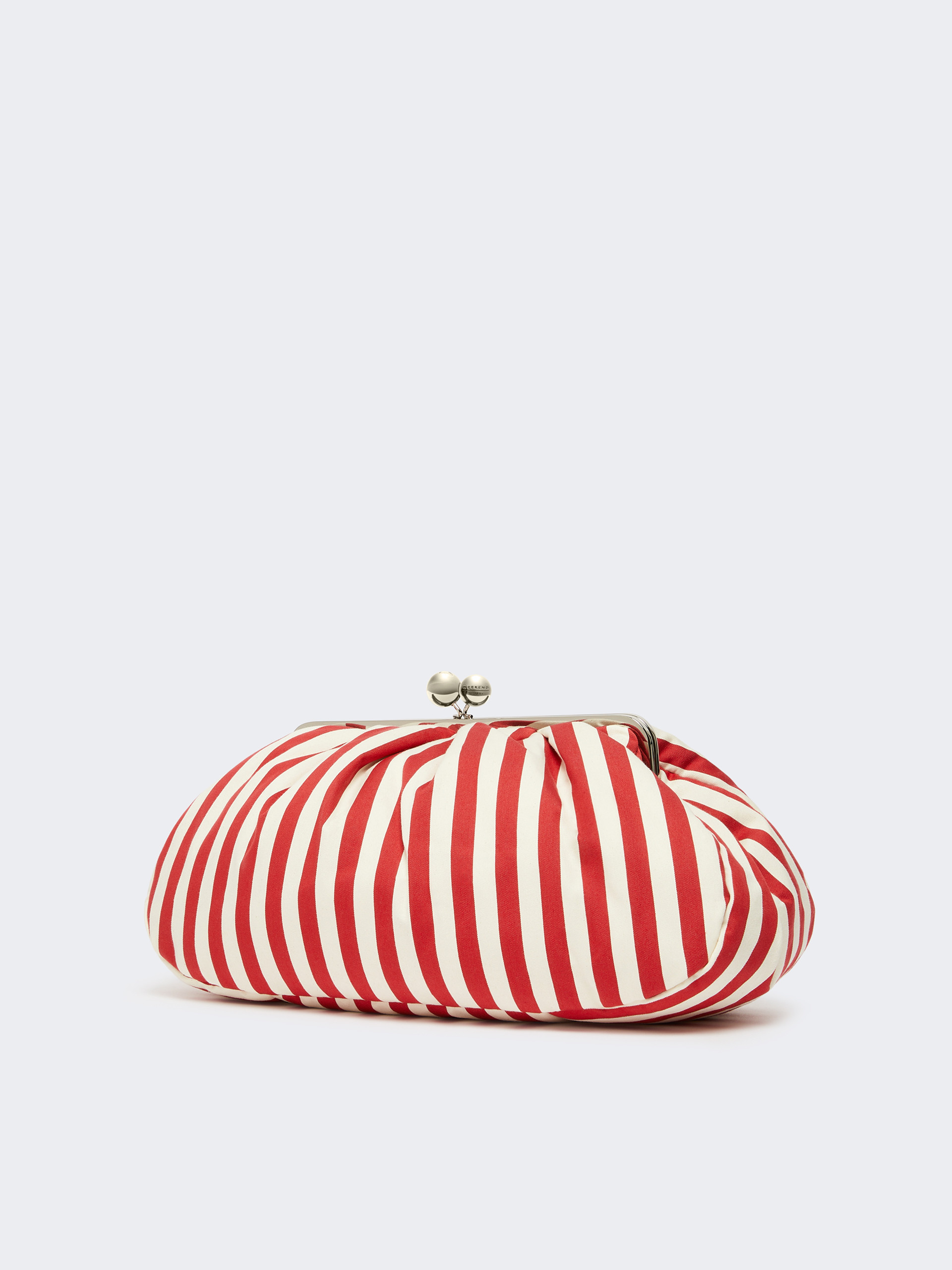 Large striped cotton Pasticcino bag - RED - Weekend Max Mara - 2
