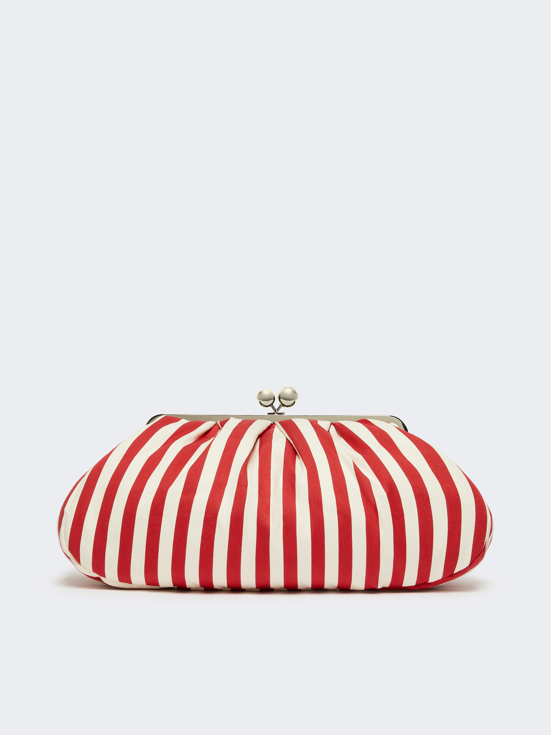 Large striped cotton Pasticcino bag - RED - Weekend Max Mara - 3