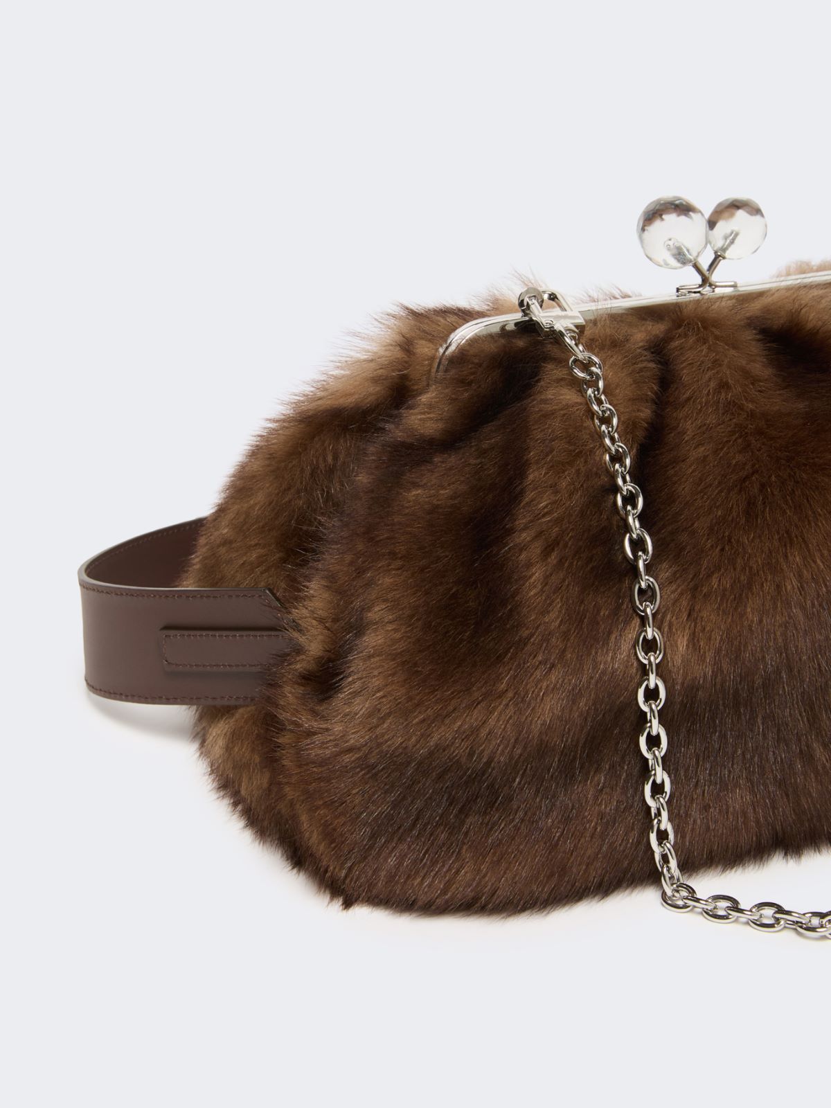 Medium sheepskin Pasticcino Bag - CARAMEL - Weekend - 4