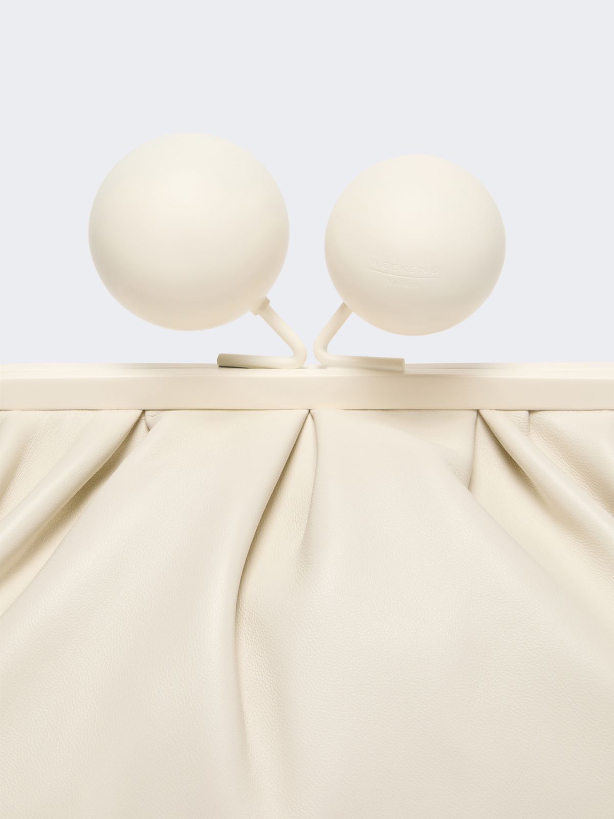 Medium Nappa leather Pasticcino Bag - IVORY - Weekend - 5