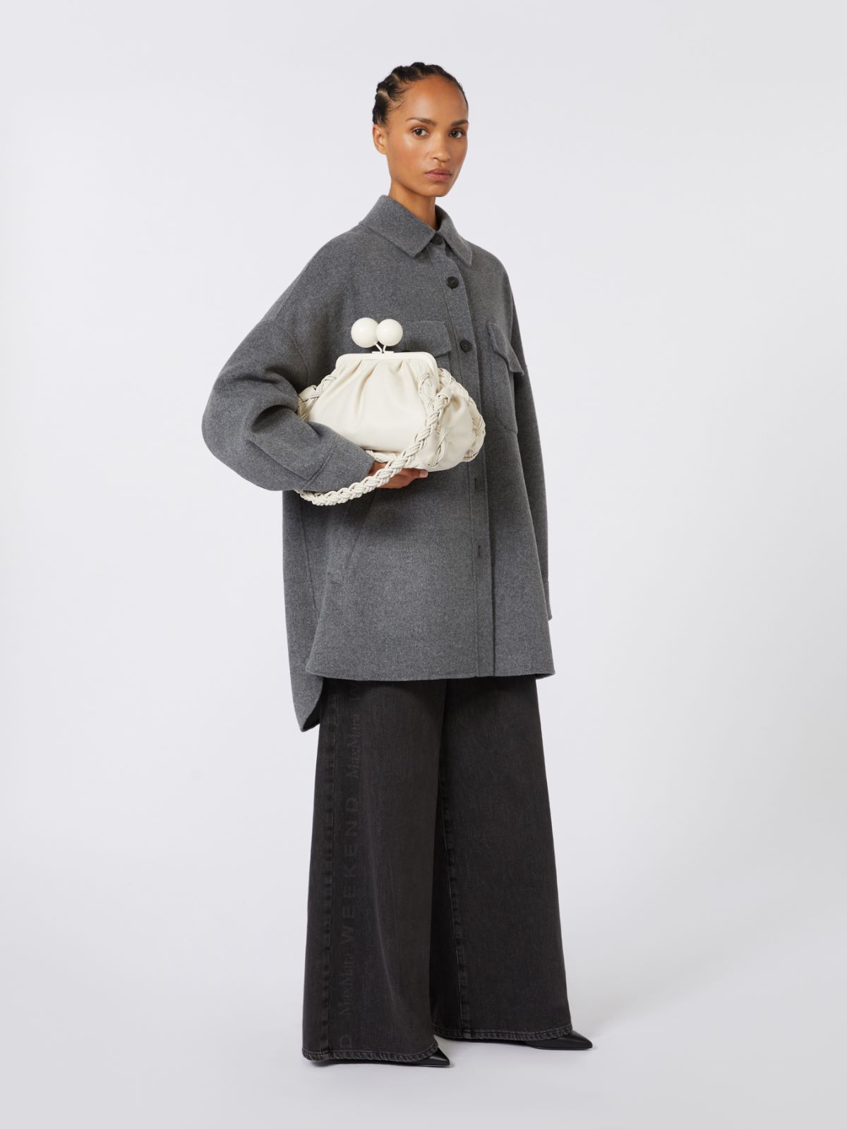 Medium Nappa leather Pasticcino Bag - IVORY - Weekend - 8