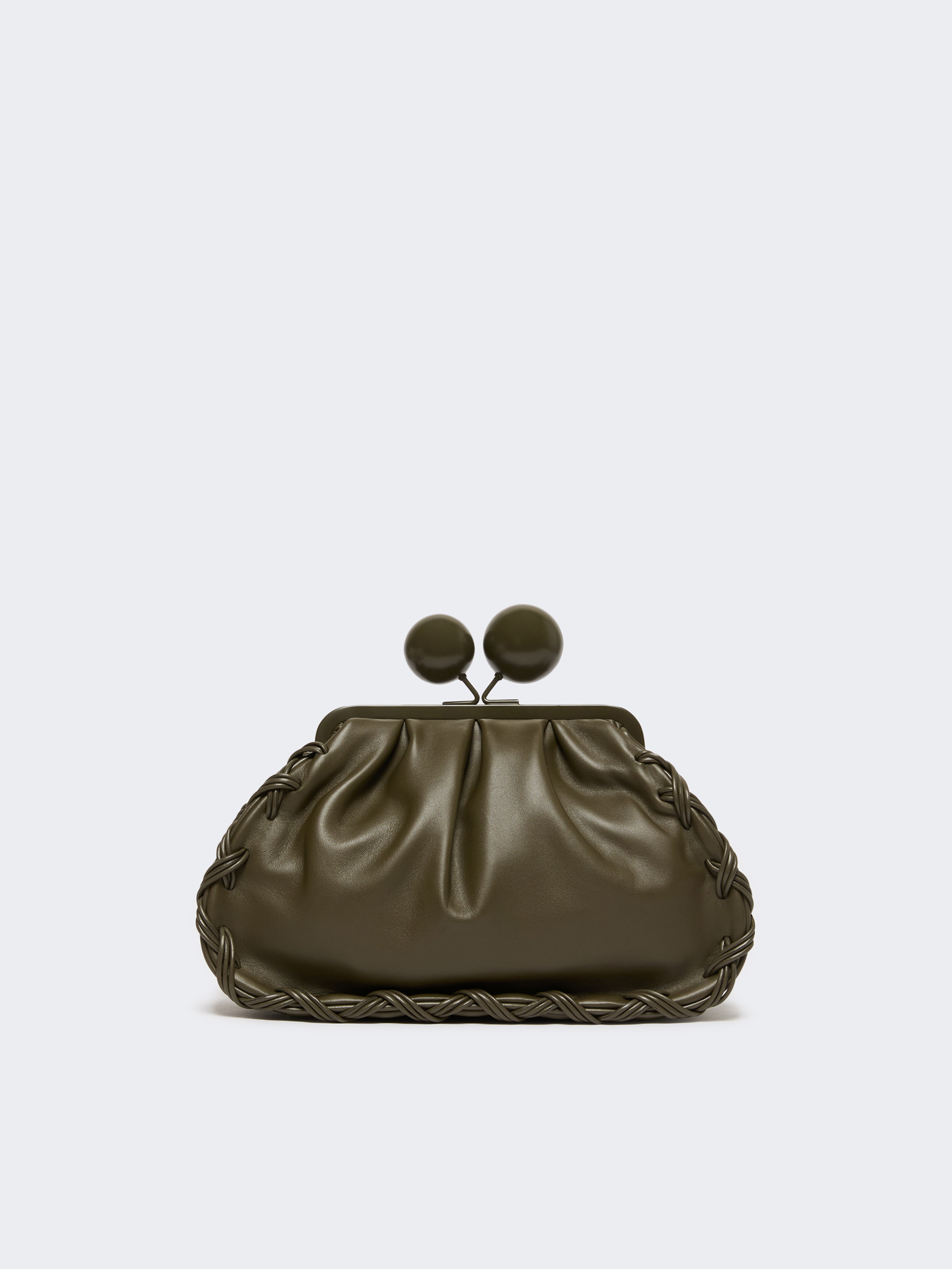 Medium Nappa leather Pasticcino Bag - KAKI - Weekend Max Mara - 3