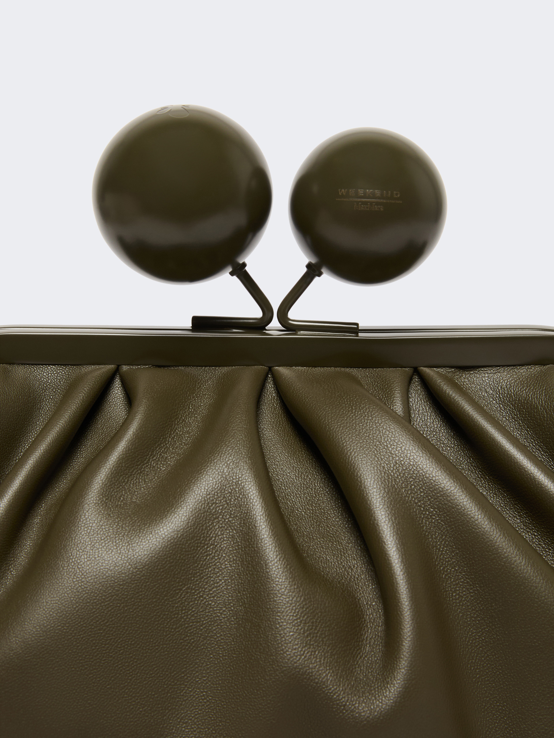 Medium Nappa leather Pasticcino Bag - KAKI - Weekend Max Mara - 5