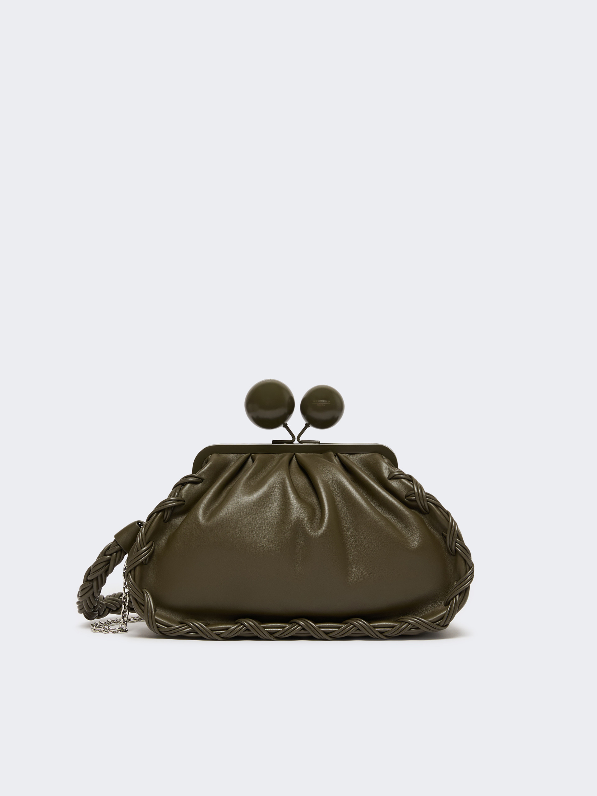 Medium Nappa leather Pasticcino Bag - KAKI - Weekend Max Mara