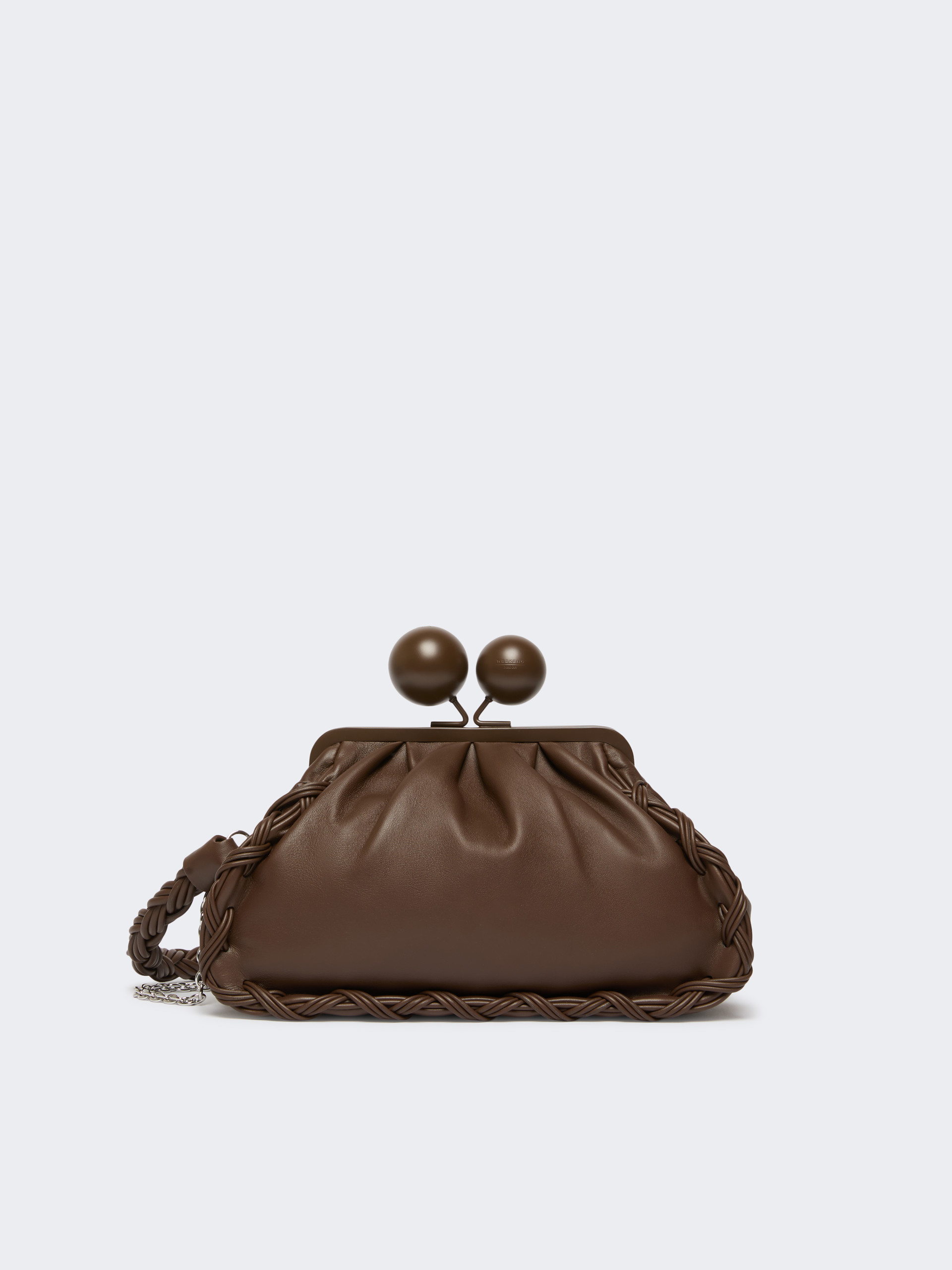 Medium Nappa leather Pasticcino Bag - BROWN - Weekend Max Mara