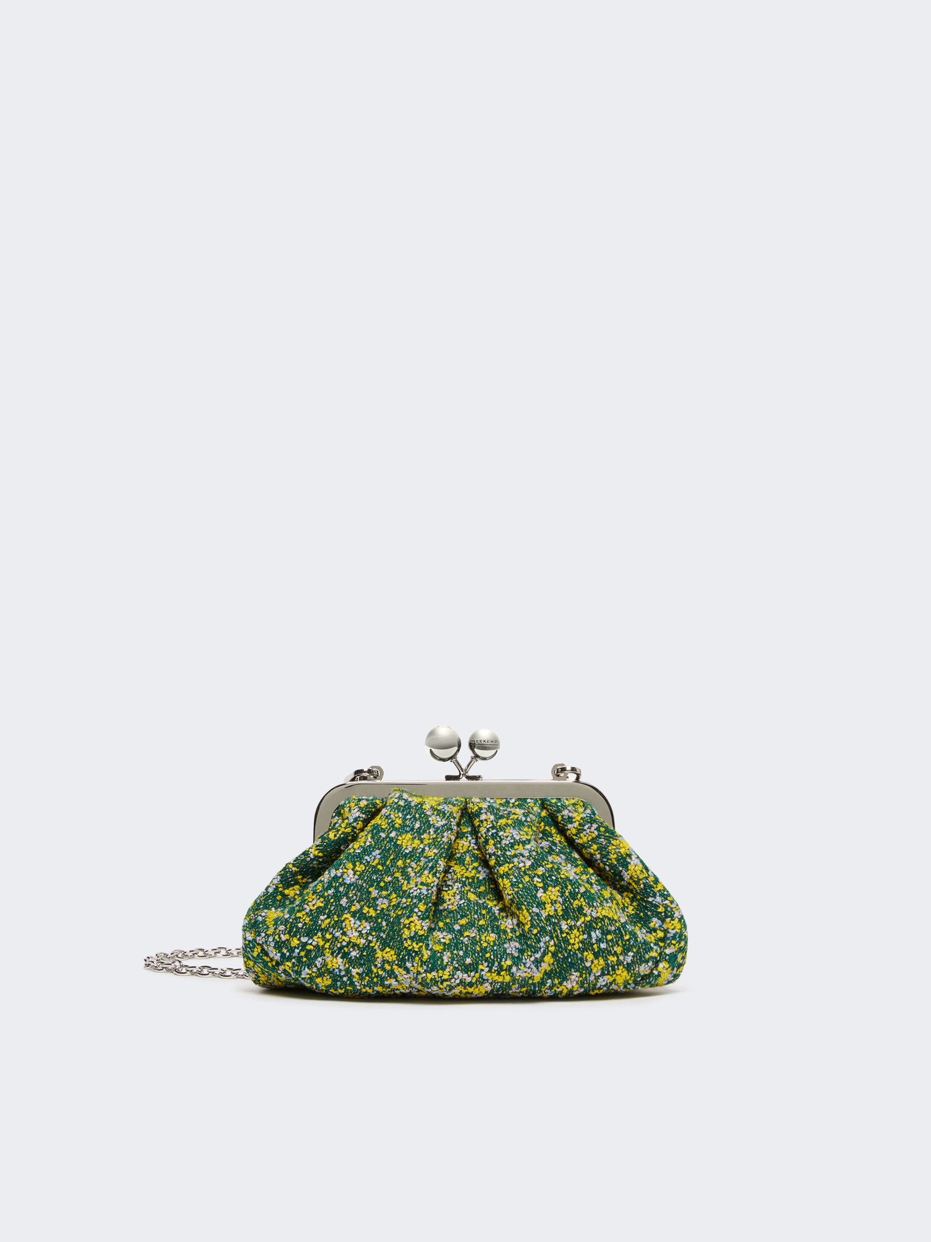 Small wool bouclé Pasticcino Bag - GREEN - Weekend Max Mara