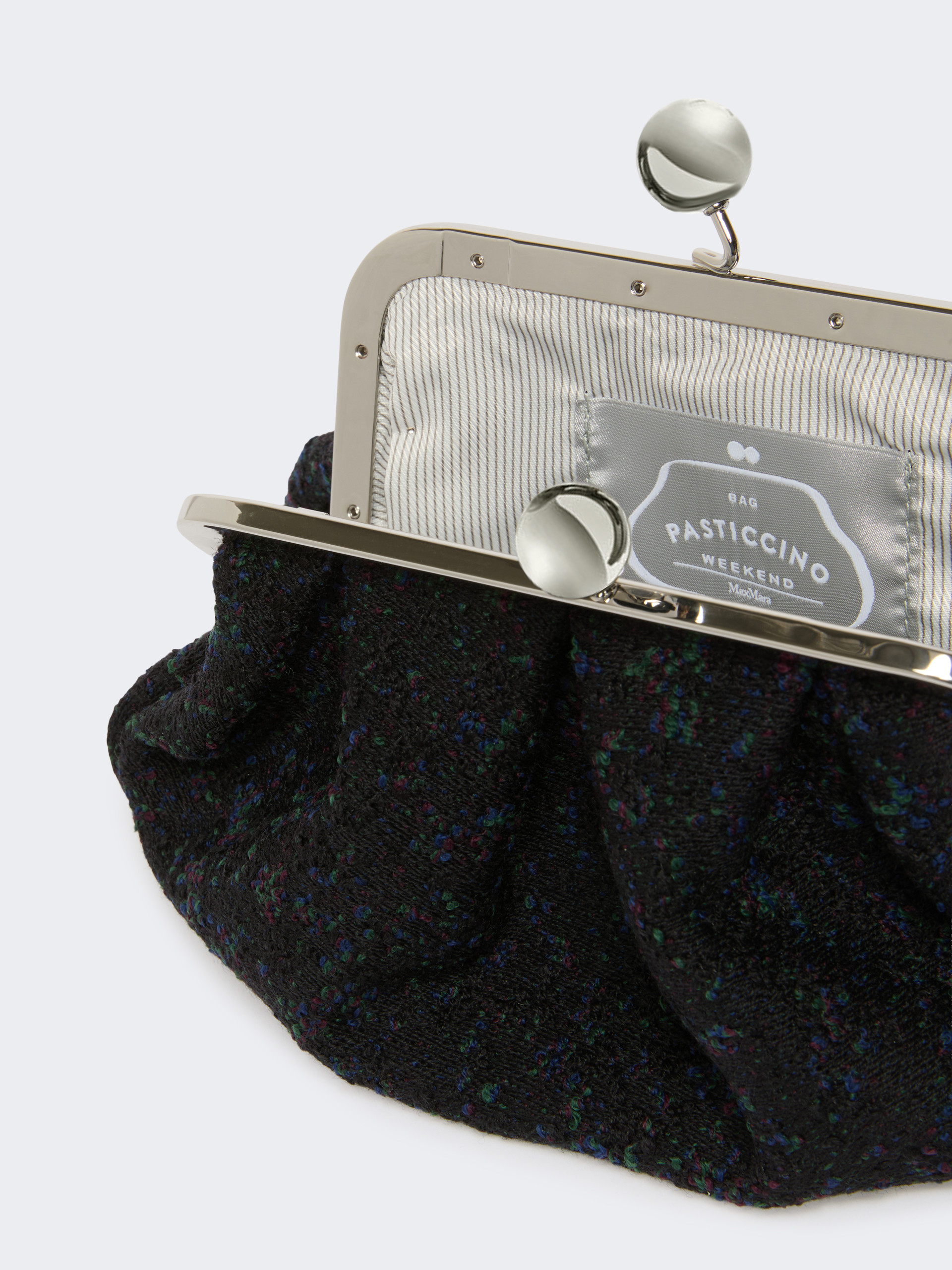 Small wool bouclé Pasticcino Bag - BLACK - Weekend Max Mara - 6