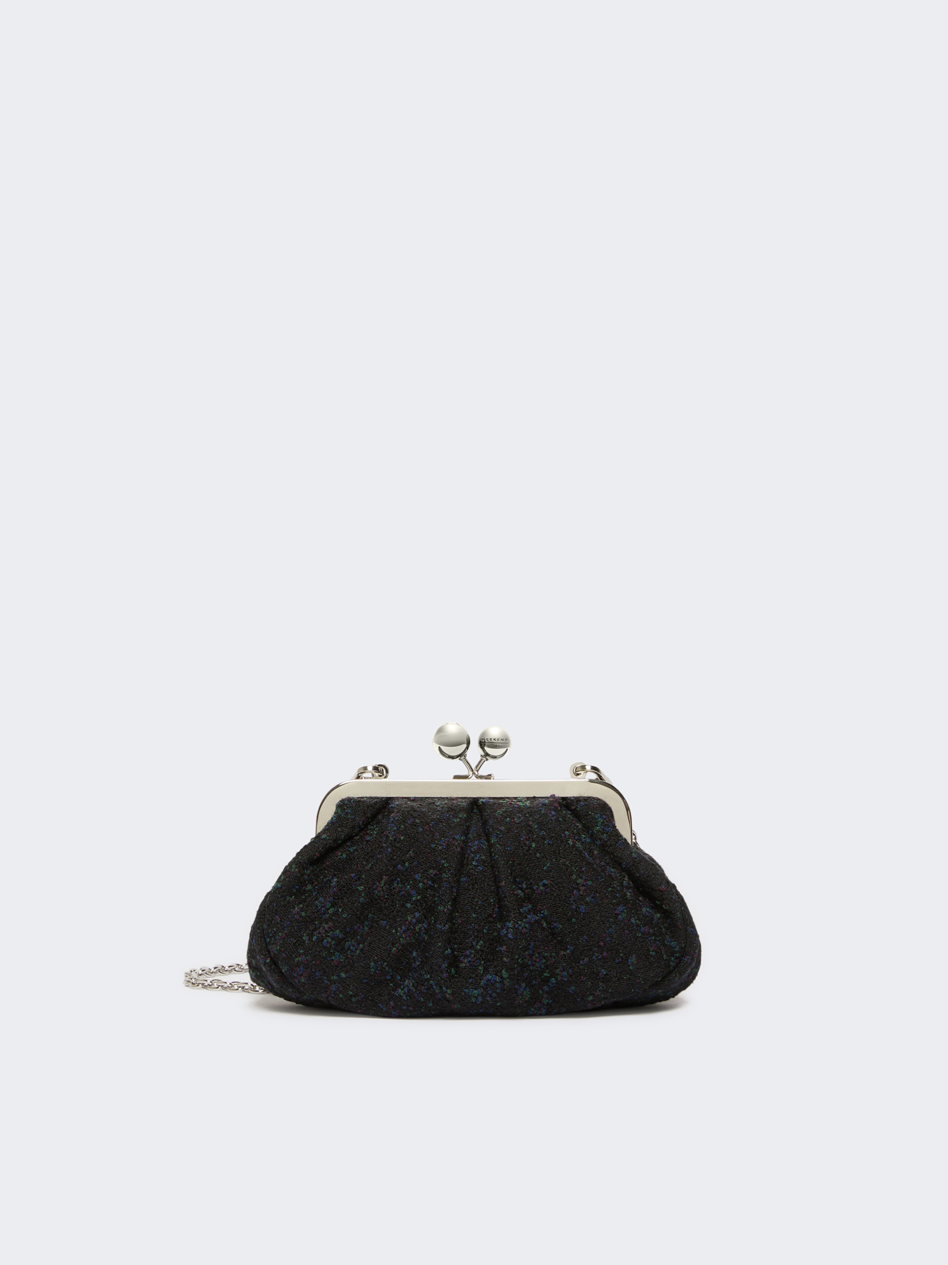Small wool bouclé Pasticcino Bag - BLACK - Weekend Max Mara