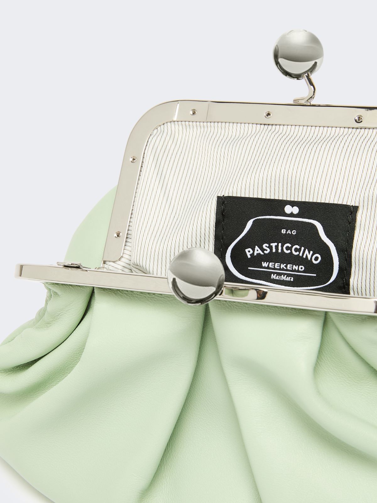Small sheepskin Pasticcino Bag - PASTEL GREEN - Weekend - 6