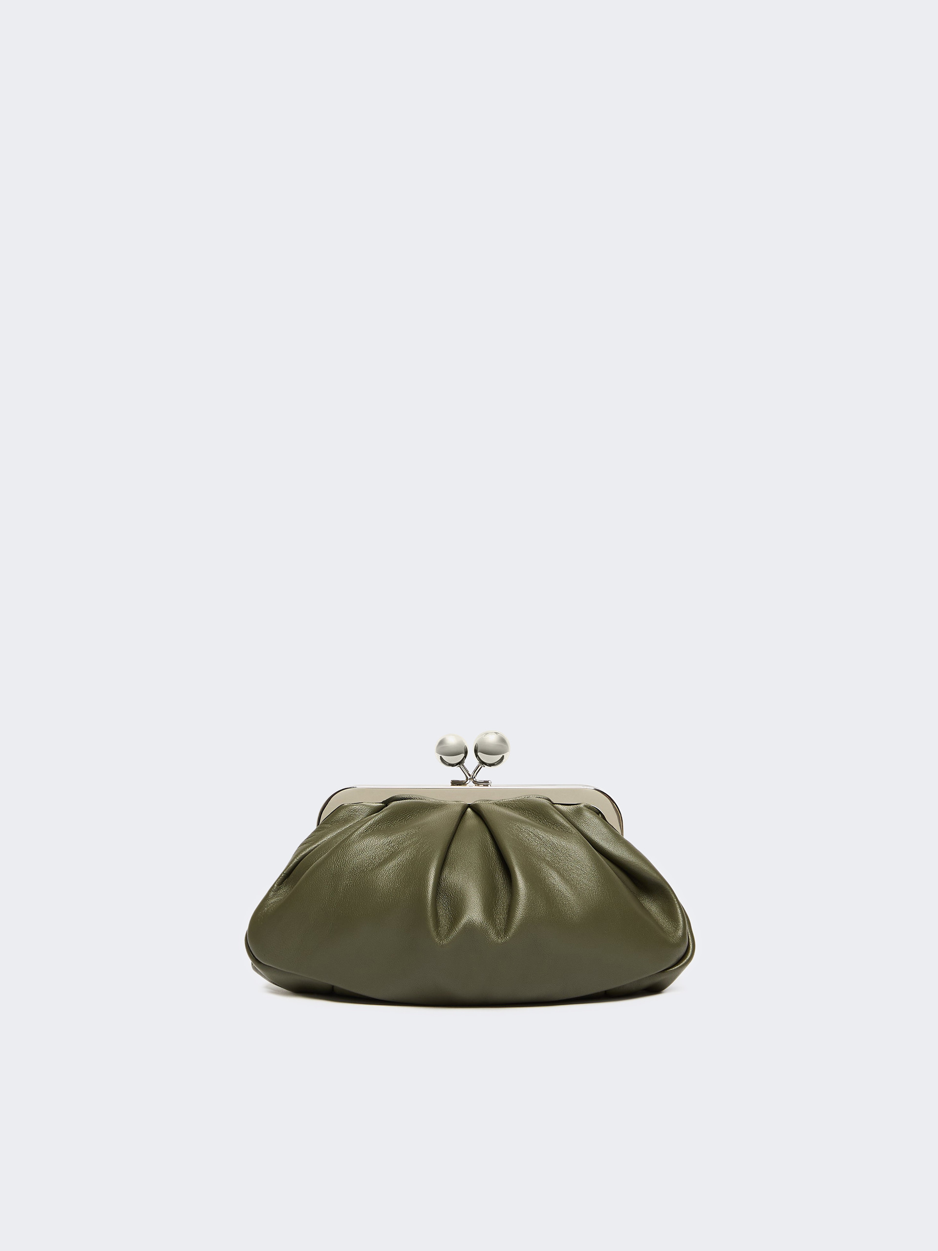 Small sheepskin Pasticcino Bag, dark green | Weekend Max Mara