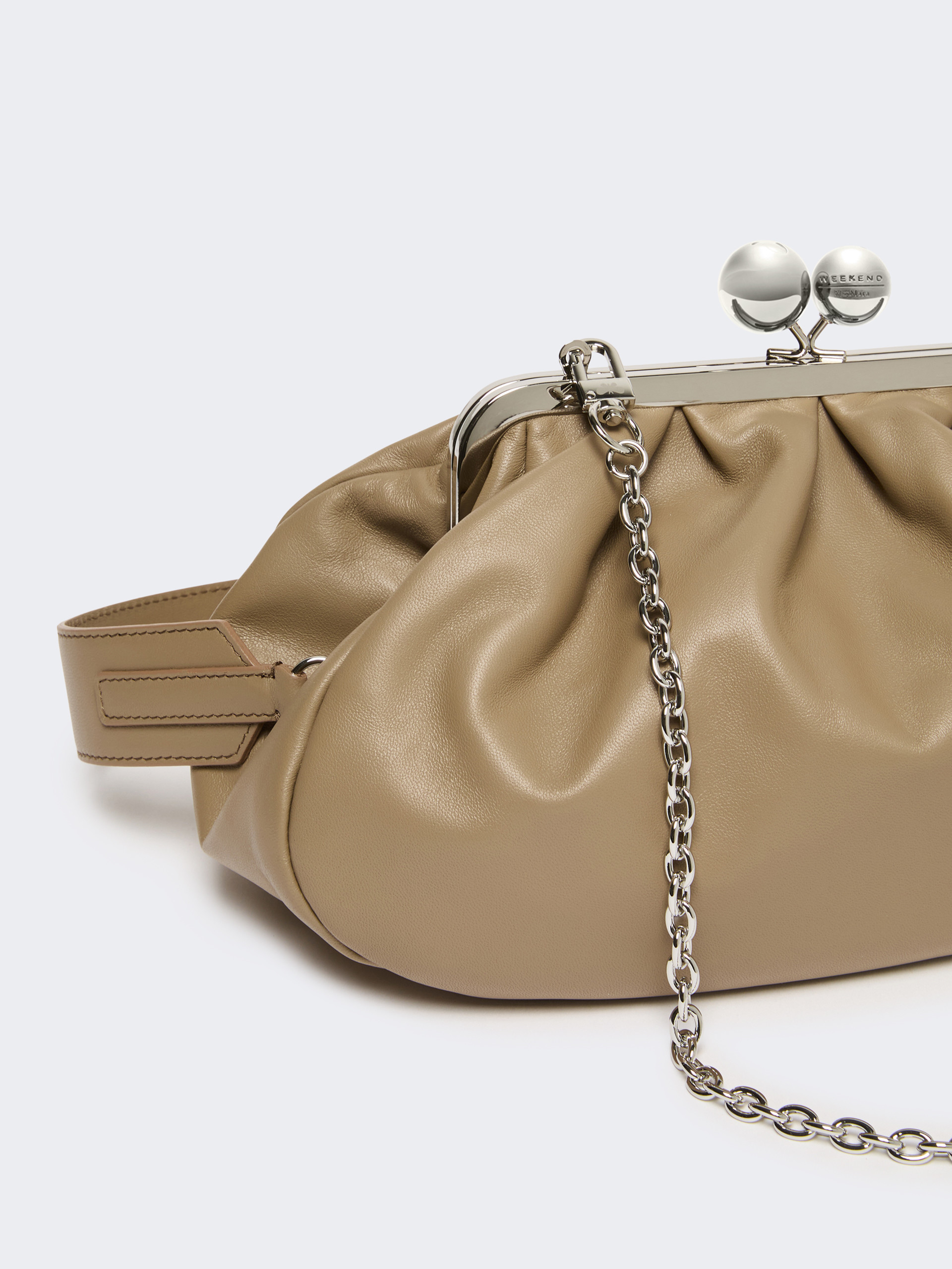 Medium sheepskin Pasticcino Bag - TURTLEDOVE - Weekend Max Mara - 4