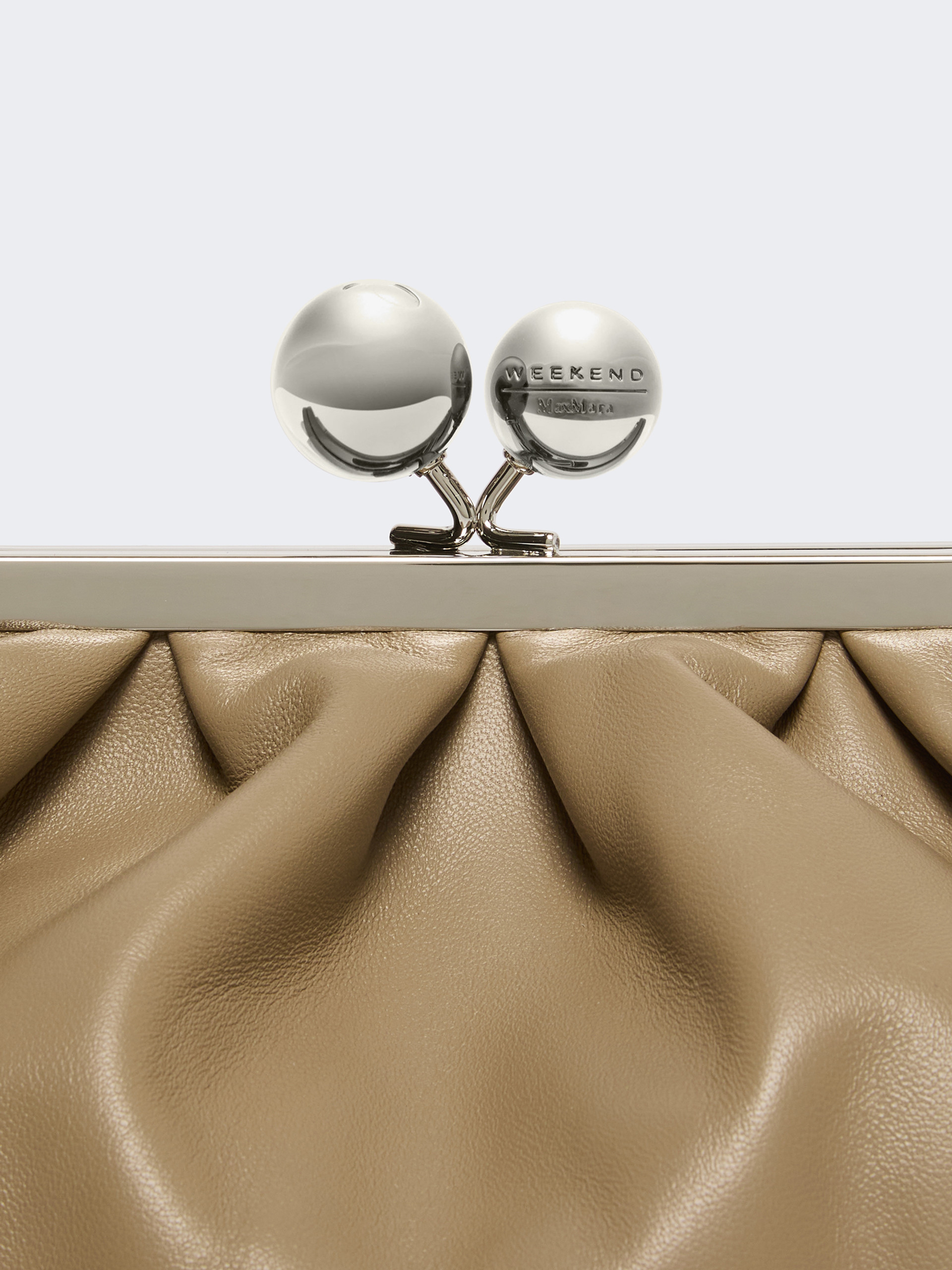 Medium sheepskin Pasticcino Bag - TURTLEDOVE - Weekend Max Mara - 5
