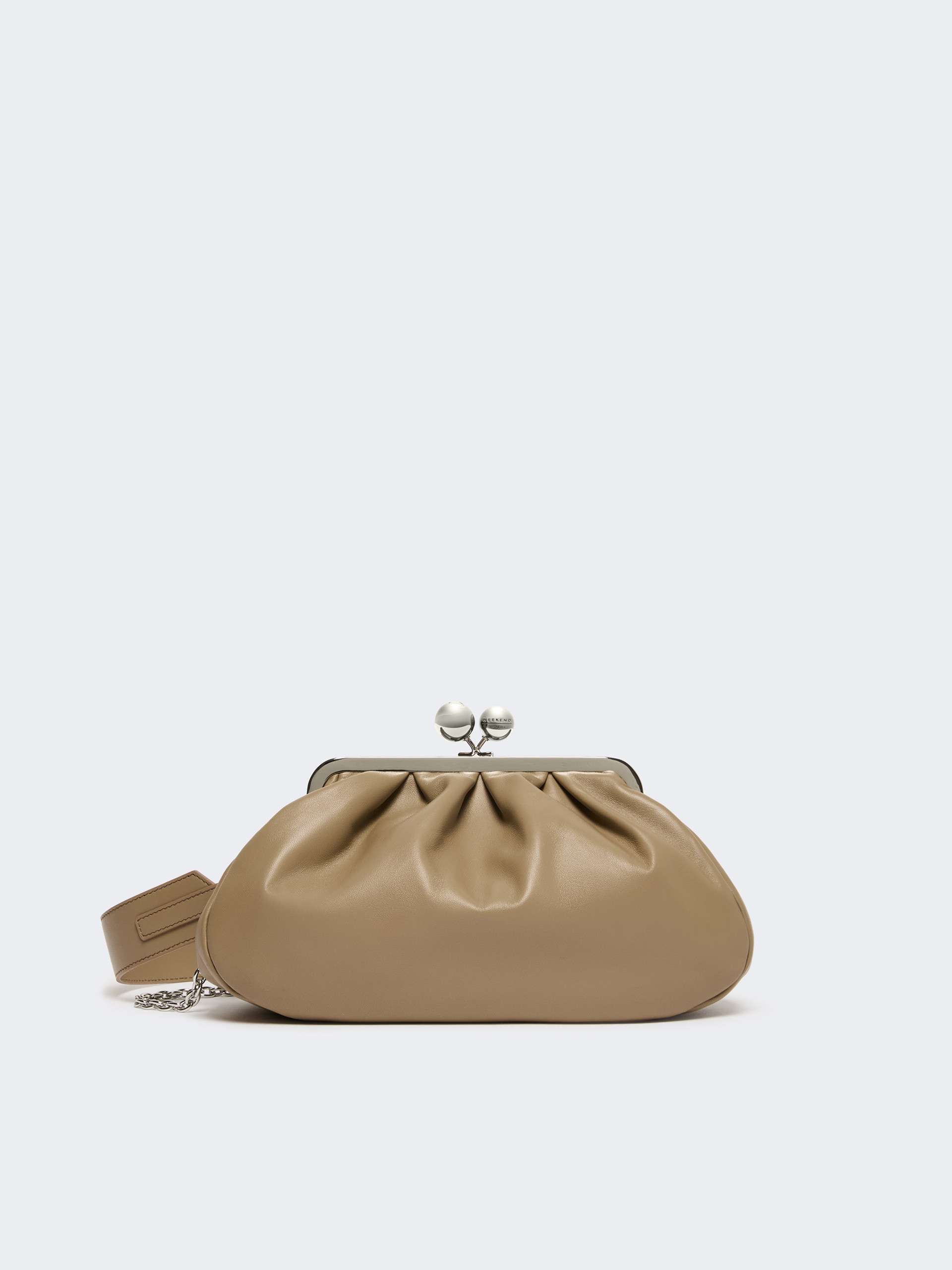 Medium sheepskin Pasticcino Bag - TURTLEDOVE - Weekend Max Mara