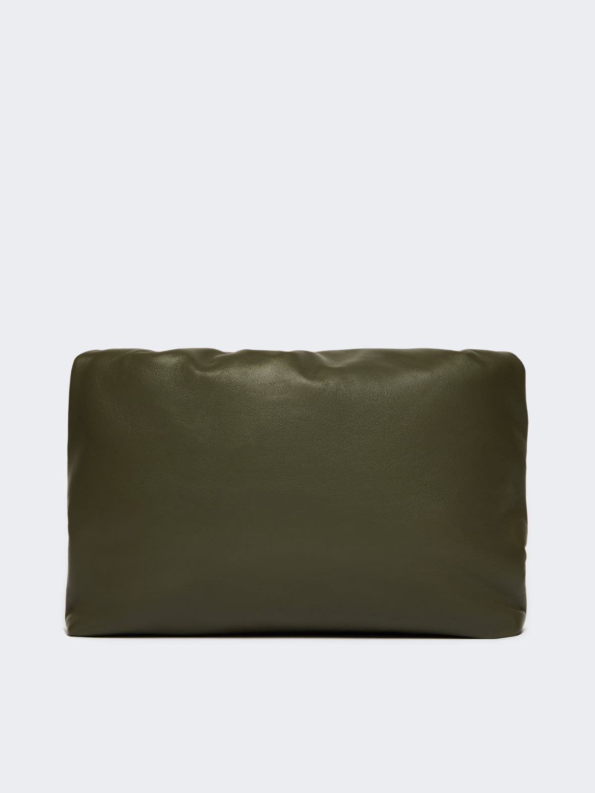 Shiny Nappa leather envelope Pasticcino Bag - DARK GREEN - Weekend - 3