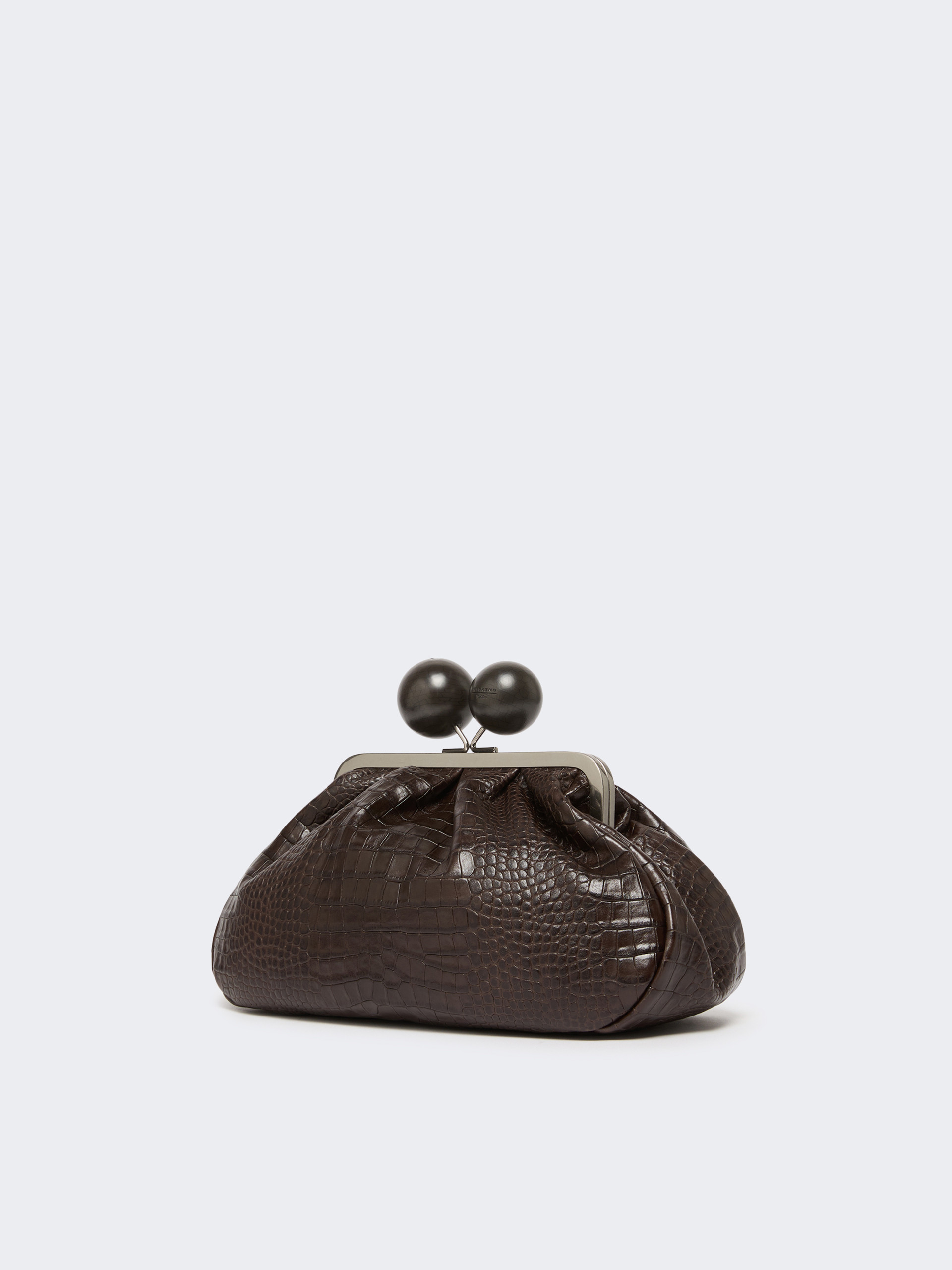 Pasticcino Bag medium in pelle con stampa cocco - MARRONE SCURO - Weekend Max Mara - 2