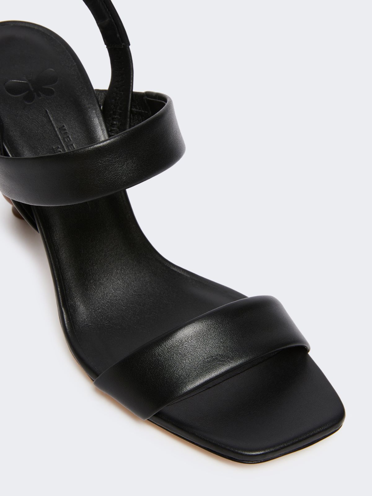 Leather slingback sandals - BLACK - Weekend - 4