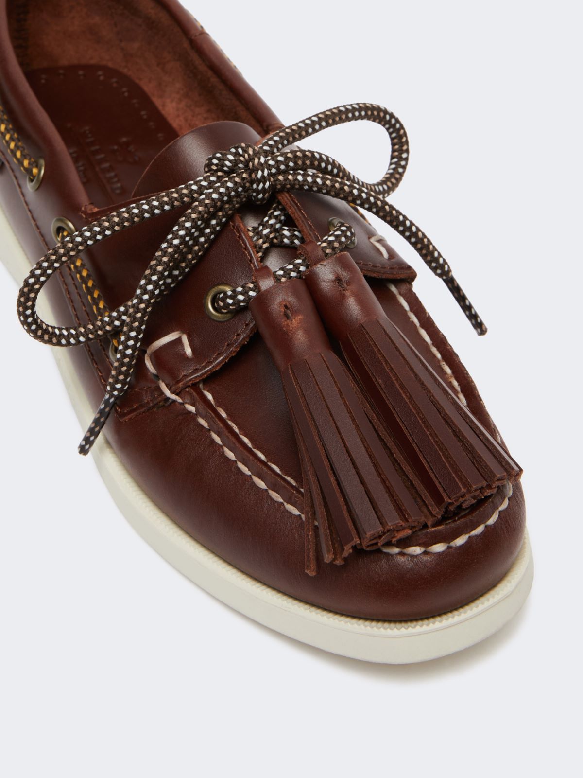Leather boat moccasins - BROWN - Weekend - 4