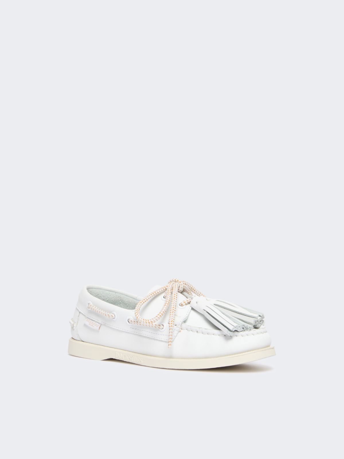 Leather boat moccasins - WHITE - Weekend - 2