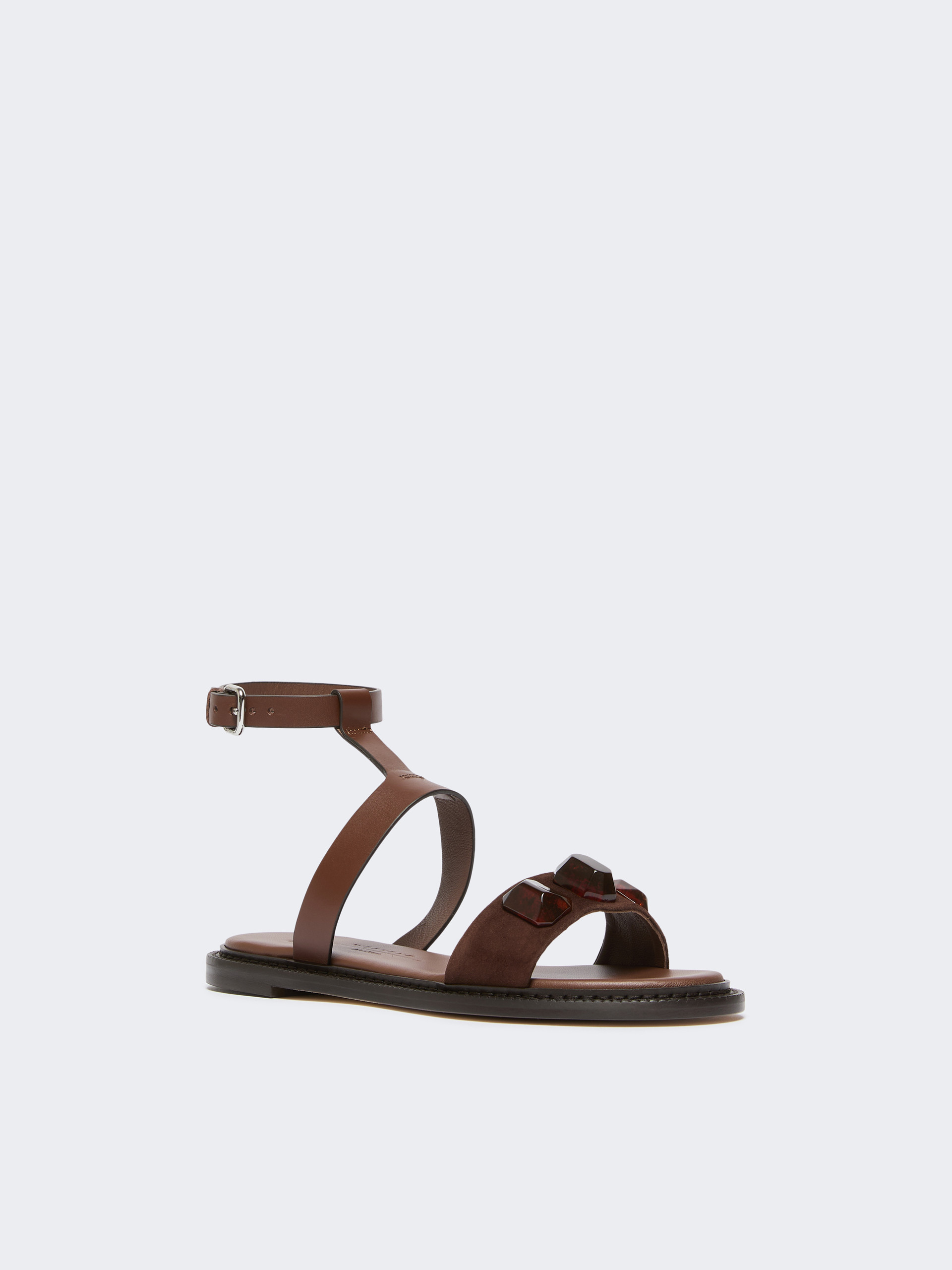 Leather sandals with gemstones - COCOA - Weekend Max Mara - 2