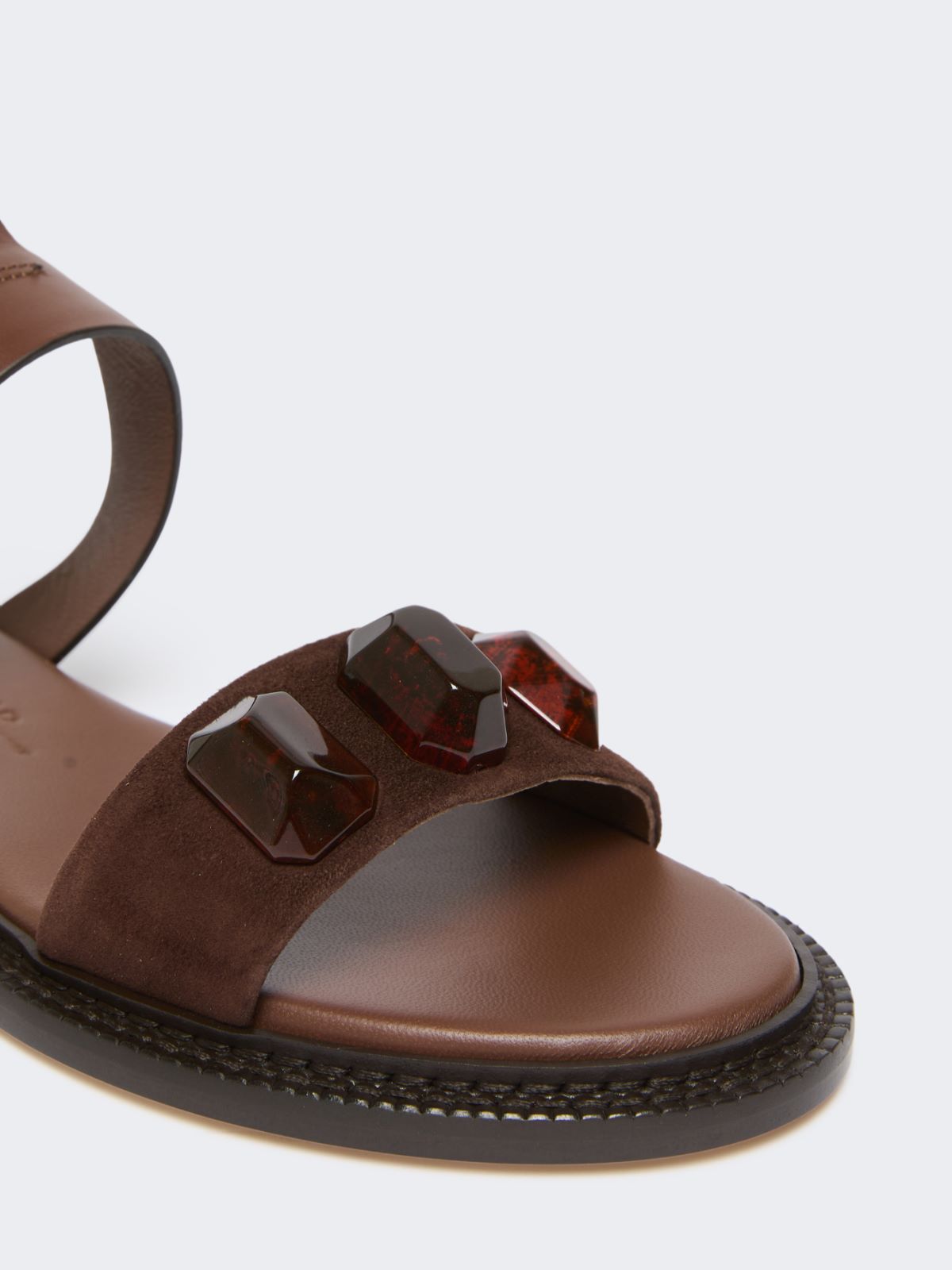 Leather sandals with gemstones - COCOA - Weekend - 4
