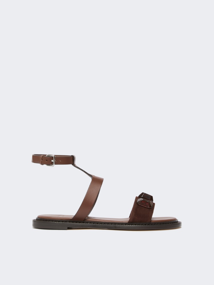 Leather sandals with gemstones - COCOA - Weekend - 2