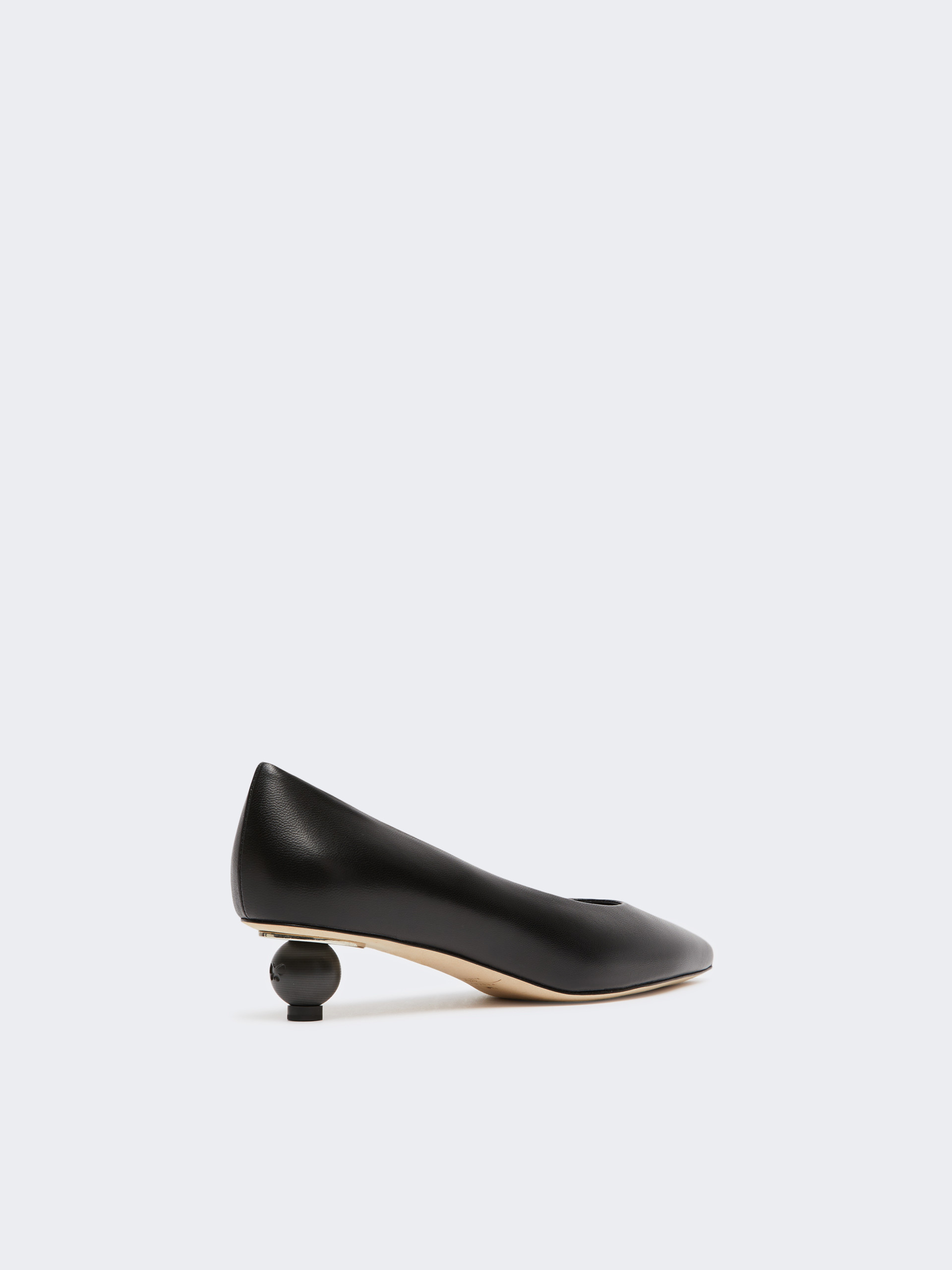Shiny Nappa leather pumps - BLACK - Weekend Max Mara - 3