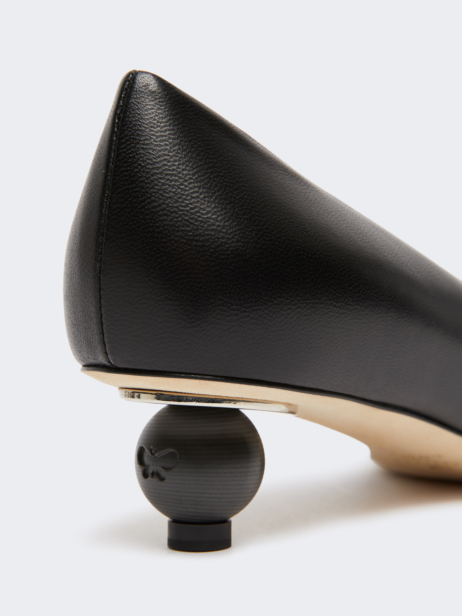 Shiny Nappa leather pumps - BLACK - Weekend Max Mara - 5