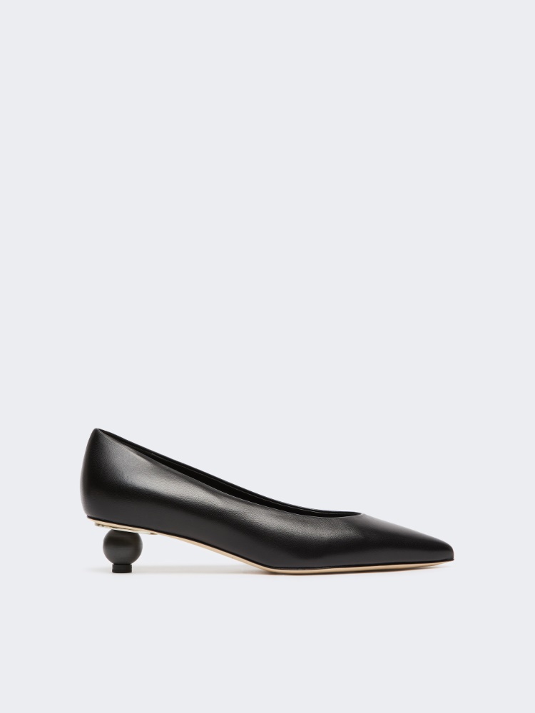 Shiny Nappa leather pumps - BLACK - Weekend