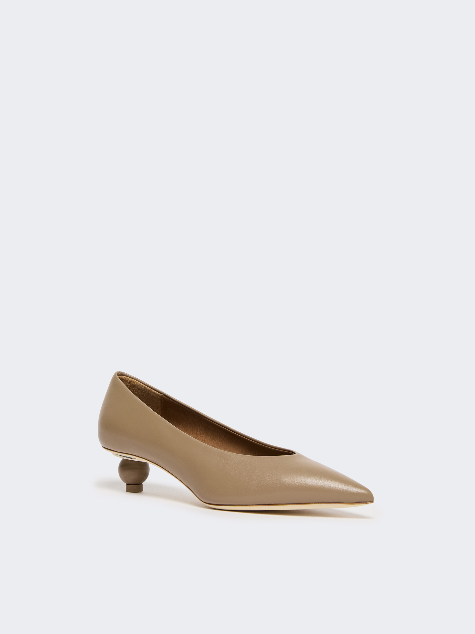 Shiny Nappa leather pumps - MUD - Weekend Max Mara - 2
