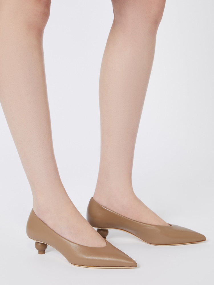Shiny Nappa leather pumps - MUD - Weekend - 2