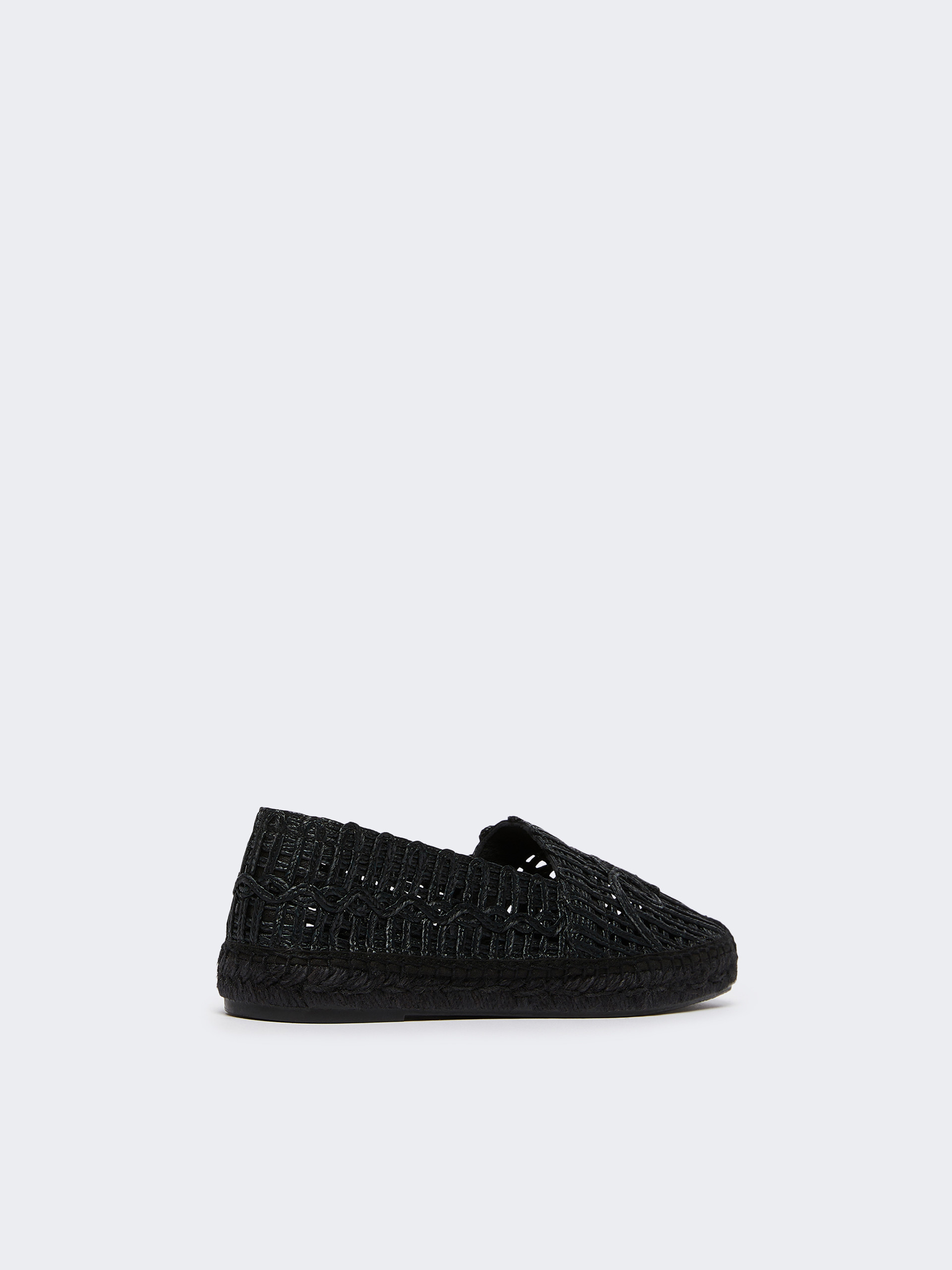 Raffia-effect espadrilles - BLACK - Weekend Max Mara - 3