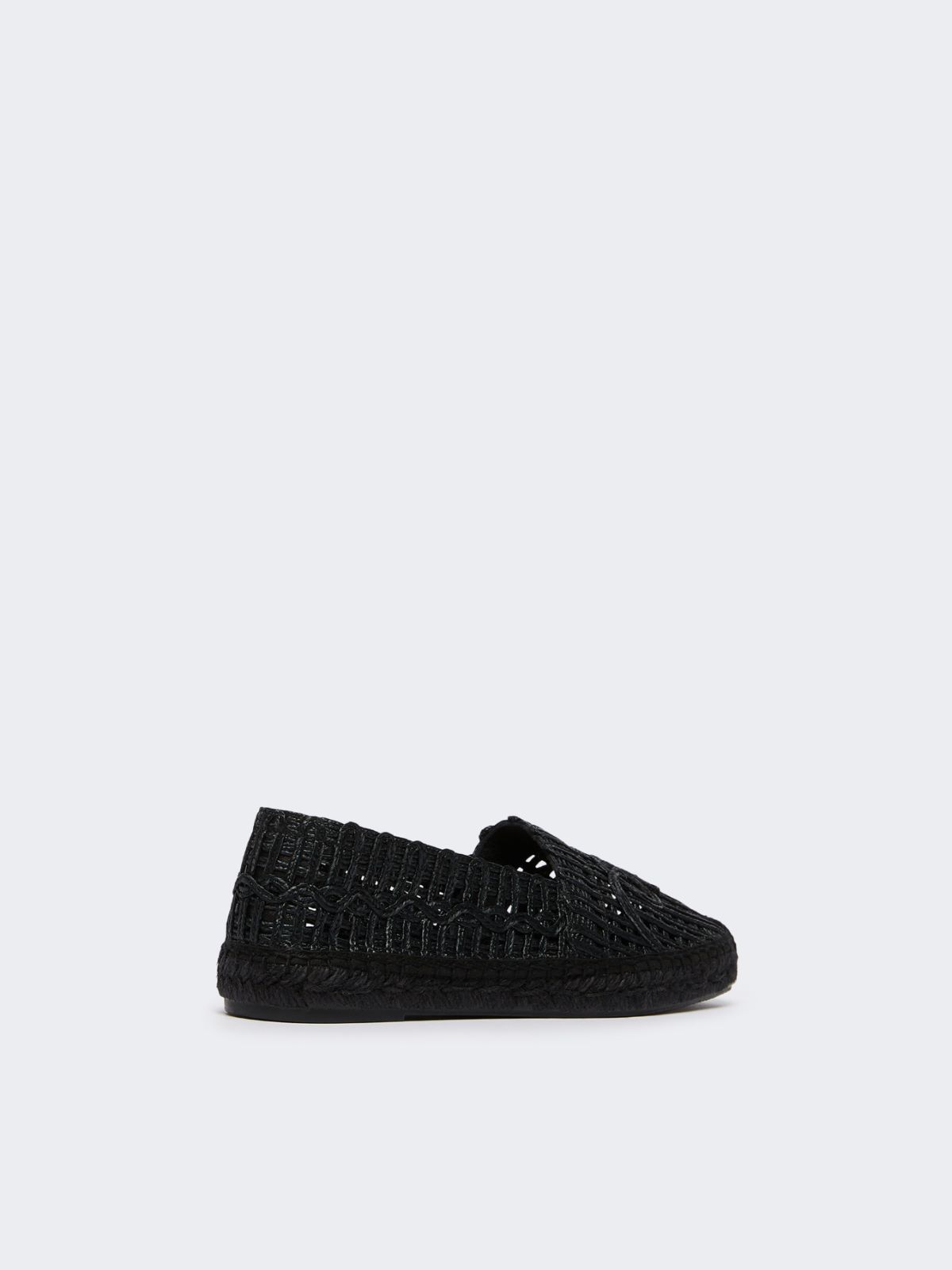 Raffia-effect espadrilles - BLACK - Weekend - 3