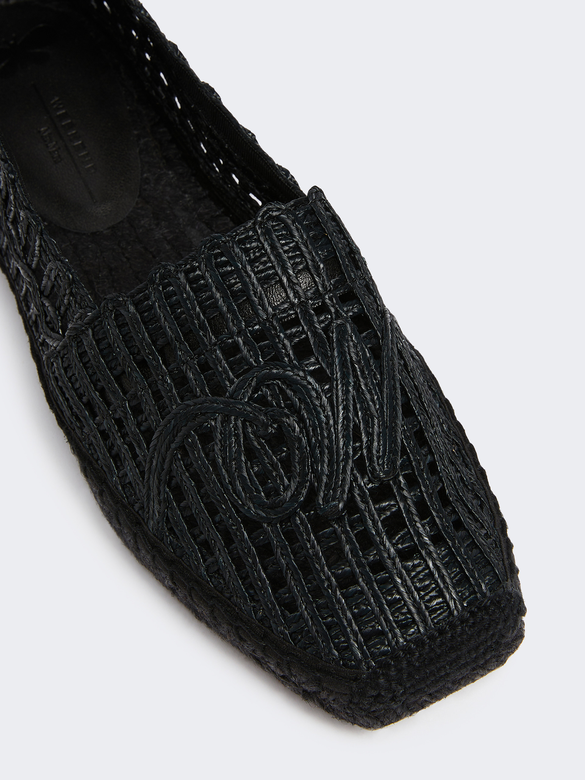 Raffia-effect espadrilles - BLACK - Weekend Max Mara - 4