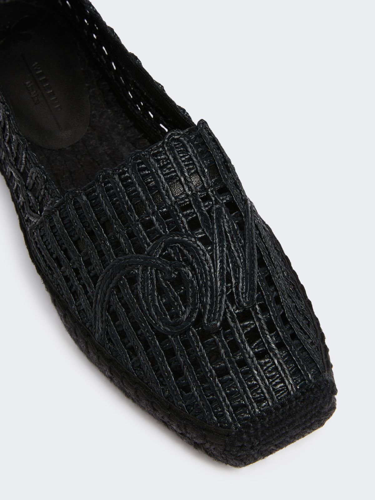 Raffia-effect espadrilles - BLACK - Weekend - 4