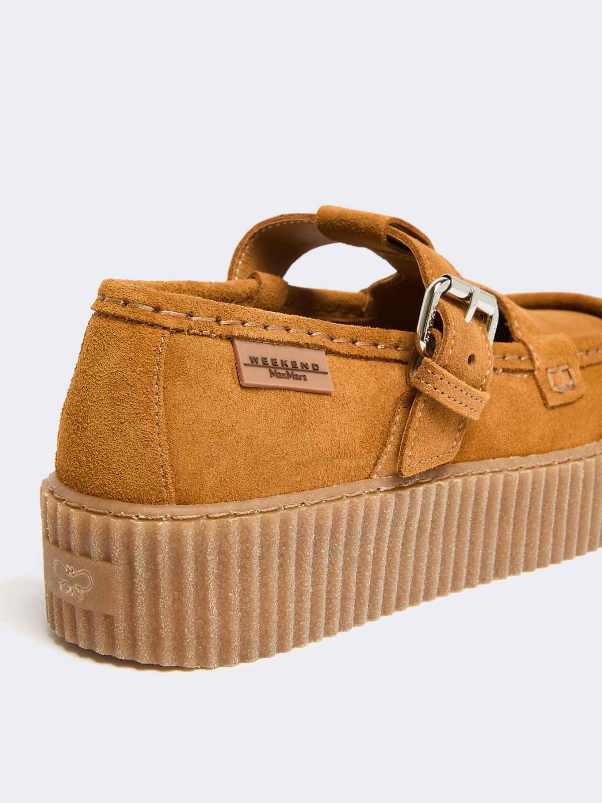 Mocassino Mary Jane in crosta - ROSSO MARRONE - Weekend - 5