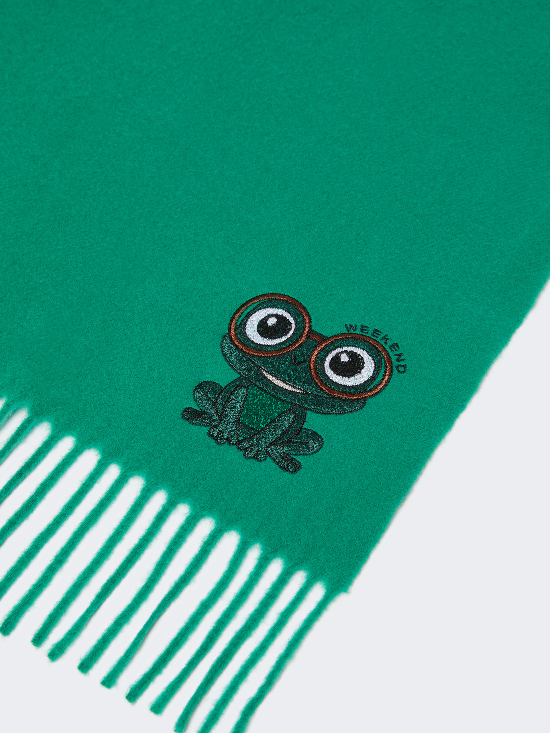 Wool and cashmere stole - EMERALD - Weekend Max Mara - 2