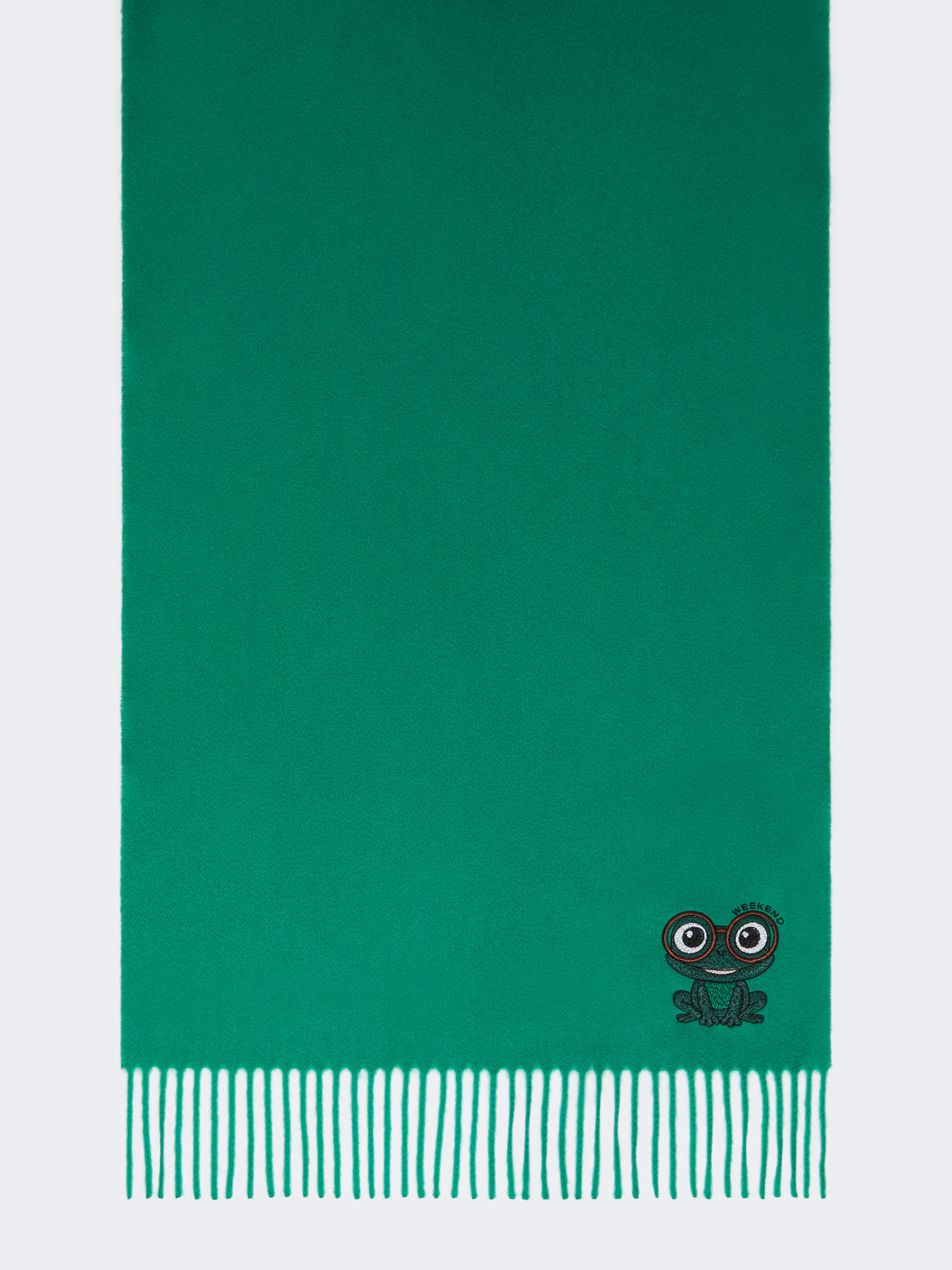 Wool and cashmere stole - EMERALD - Weekend Max Mara
