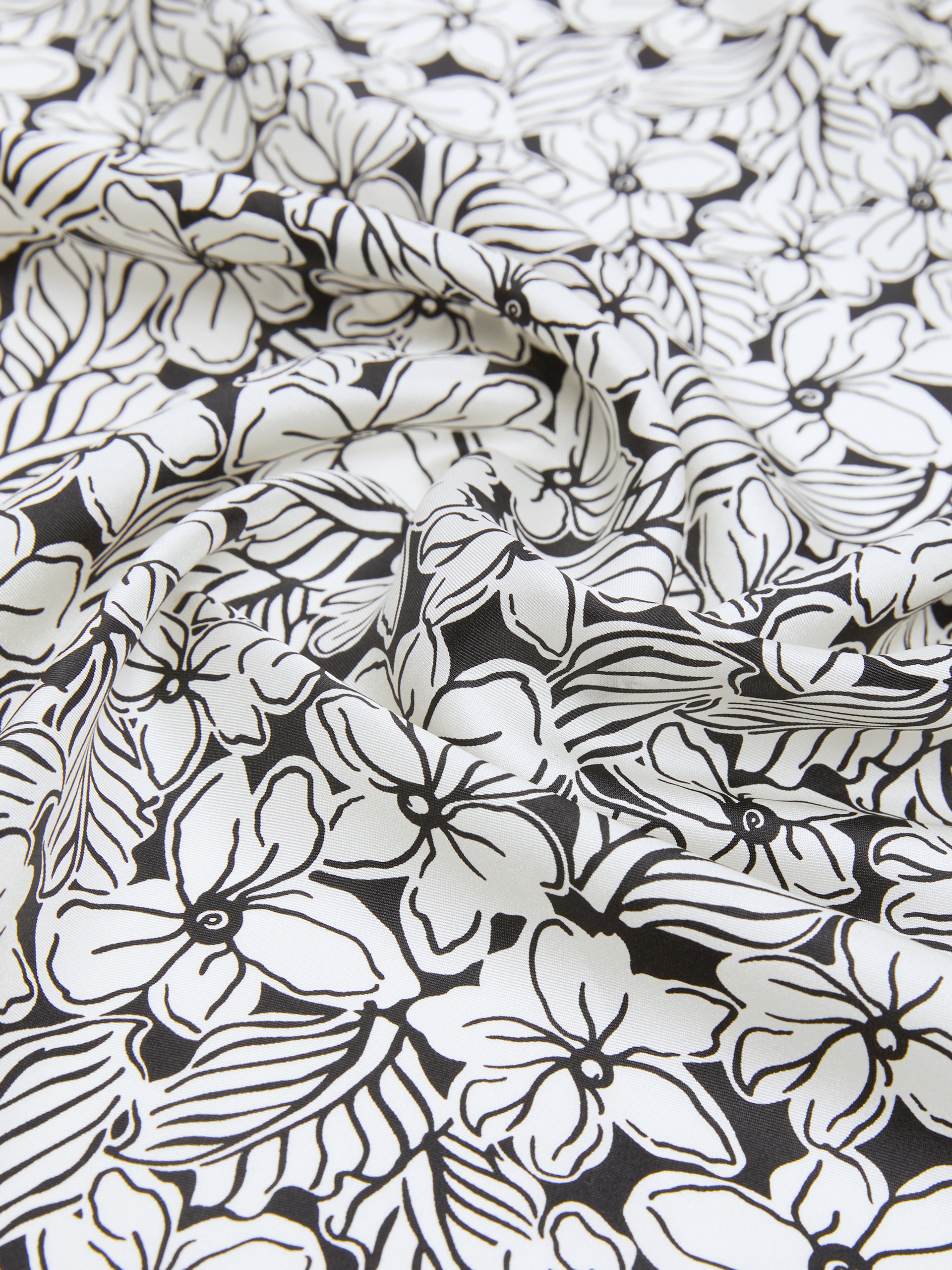Printed silk foulard - OPTICAL WHITE - Weekend Max Mara - 3
