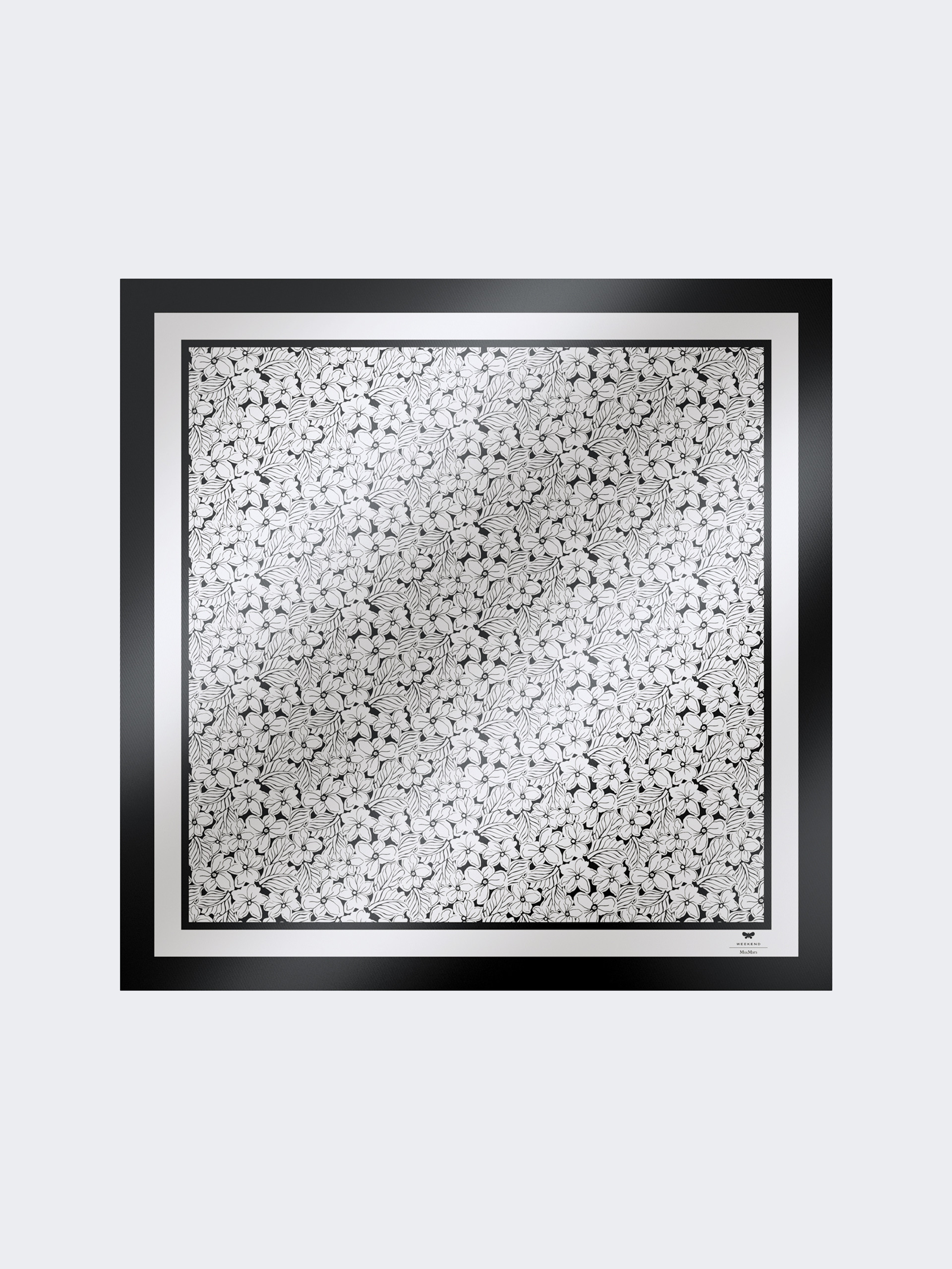 Printed silk foulard - OPTICAL WHITE - Weekend Max Mara