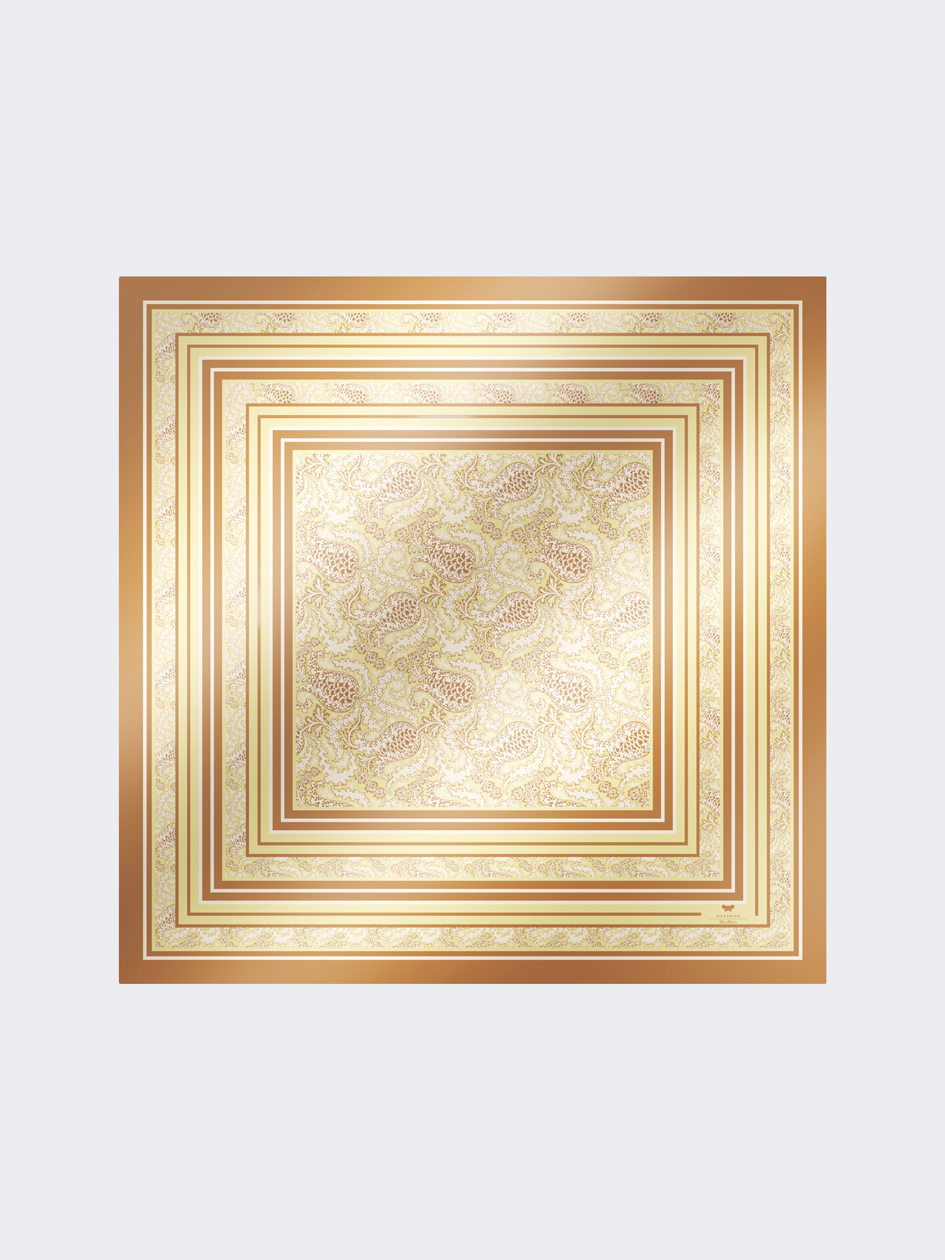 Printed silk foulard - GREEN - Weekend Max Mara